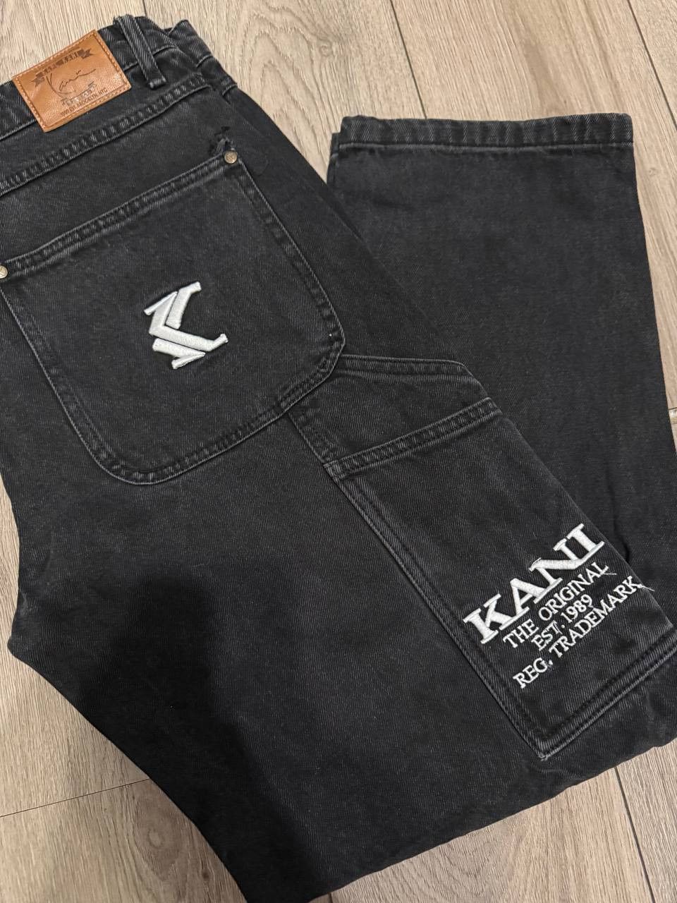 Karl Kani Karl Kani Rap Sk8 Y2K Jeans Carpenter Black Size 34 Size US 34 / EU 50 - 3 Thumbnail
