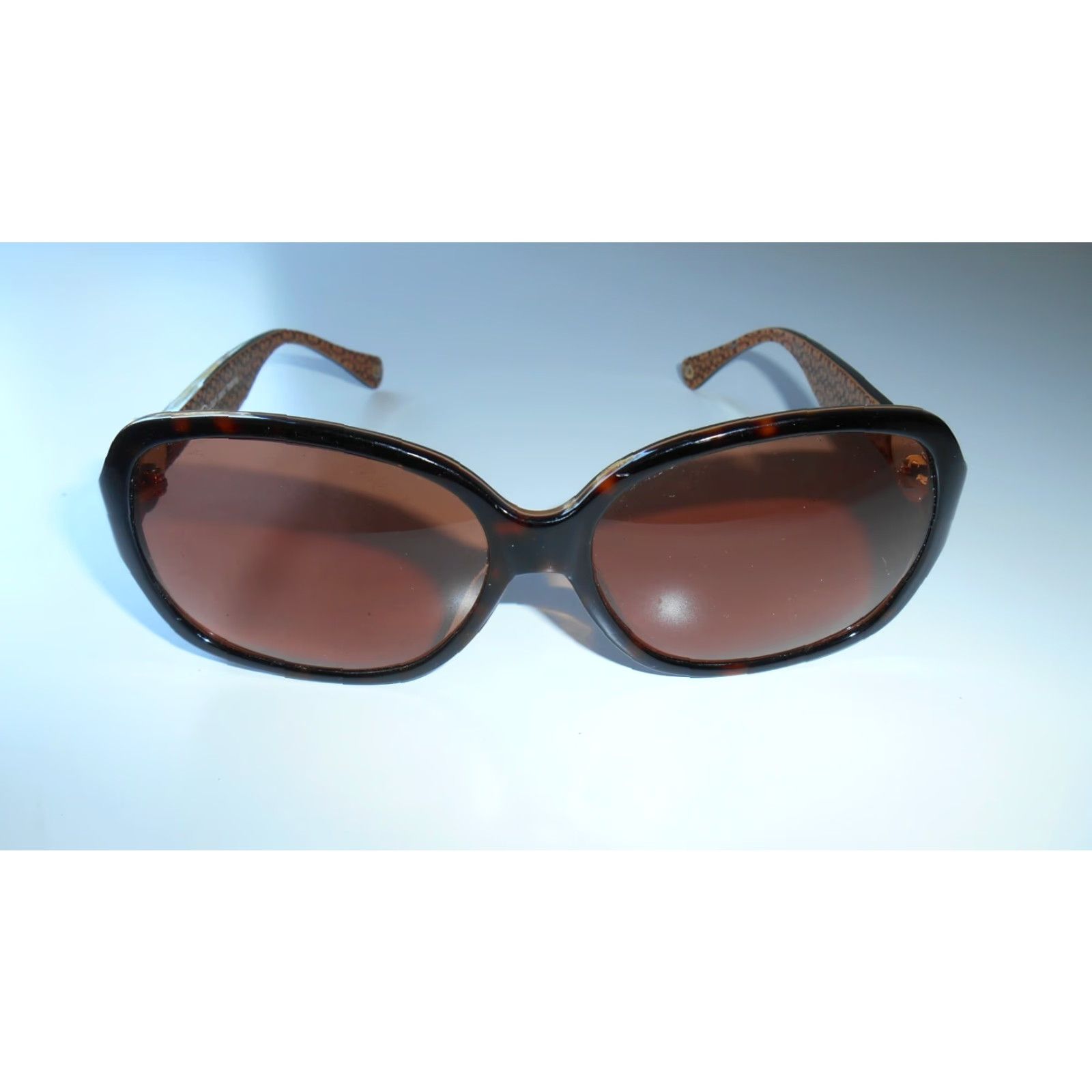 Coach VINTAGE Coach Sunglasses Frames Only Women 58mm Brown Plastic Tortoise Prescription Size ONE SIZE - 3 Thumbnail