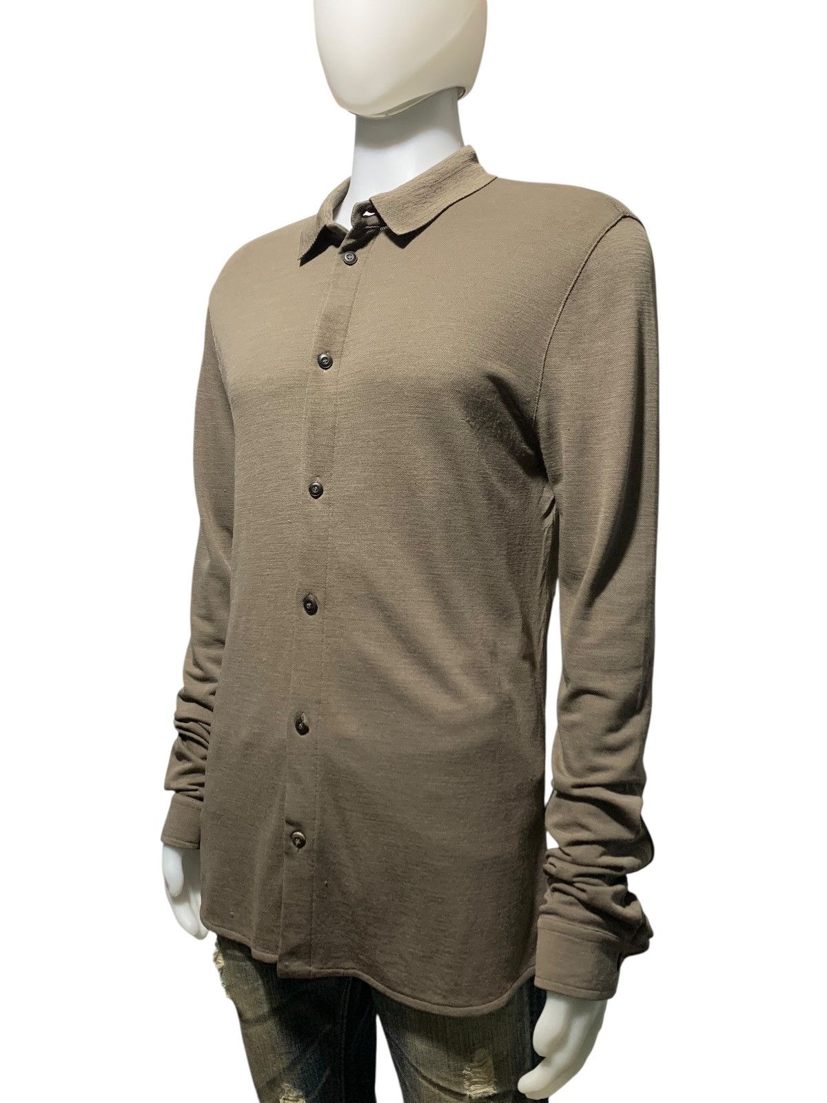 Giorgio Armani Armani Woollen Knit Shirt Size US L / EU 52-54 / 3 - 7 Thumbnail
