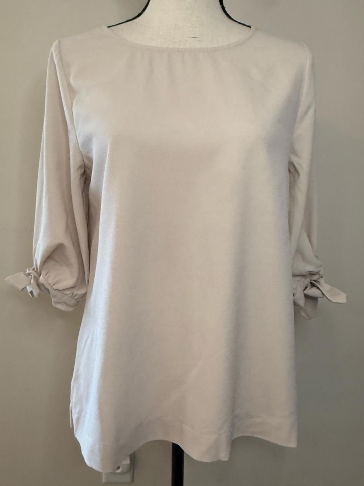 Other Umgee beige top crop sleeves coquette bow SZ SM Size S / US 4 / IT 40 - 7 Thumbnail