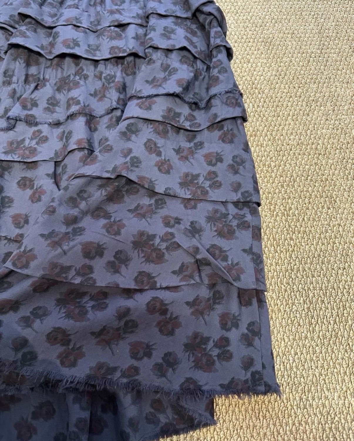 Comme des Garcons COMME des GARÇONS Navy Base Wine Layered Skirt K23 Size 25" / US 0 / IT 36 - 5 Thumbnail