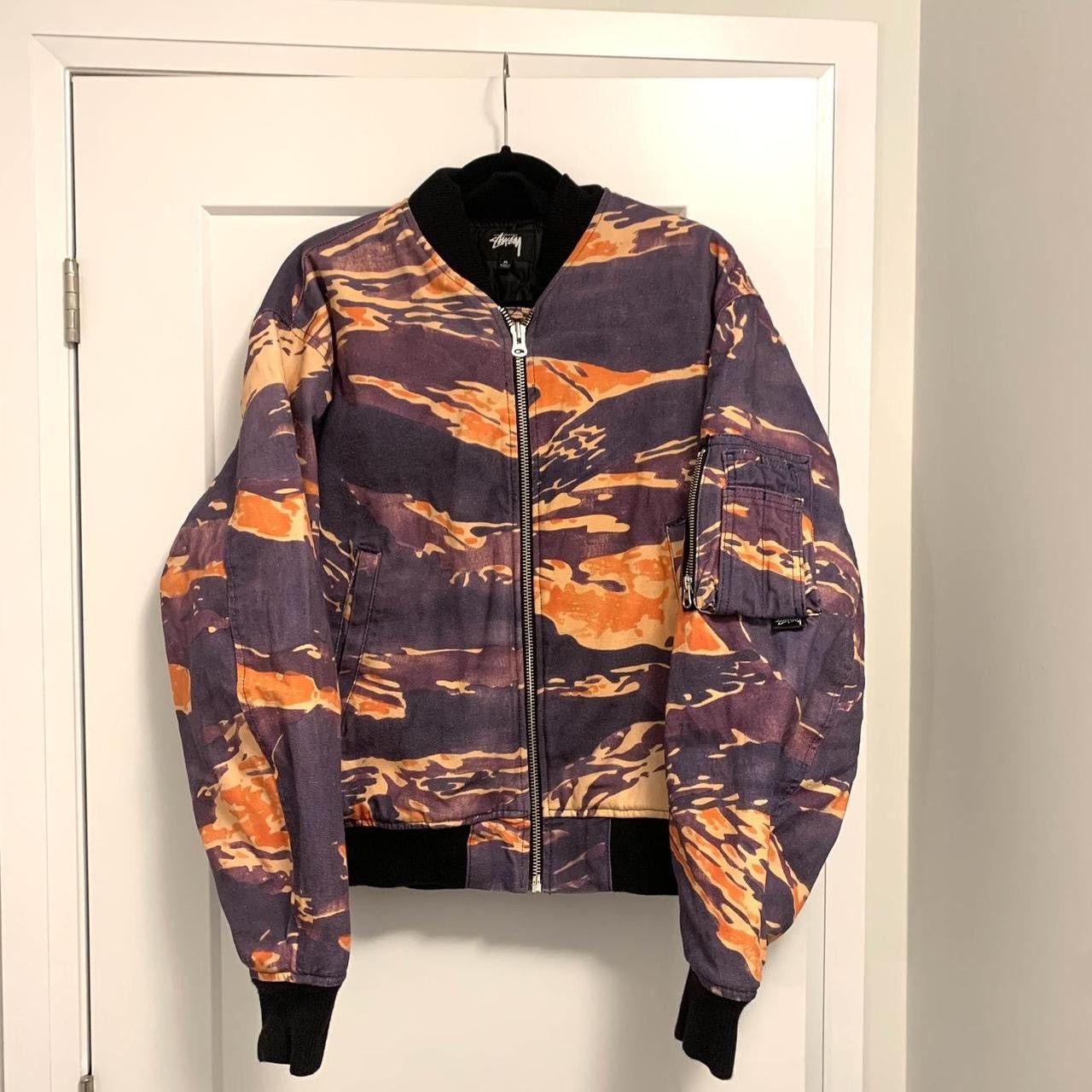 STUSSY ×LUCIEN SMITH BOMBER JACKET Stüssy and Lucien Smith