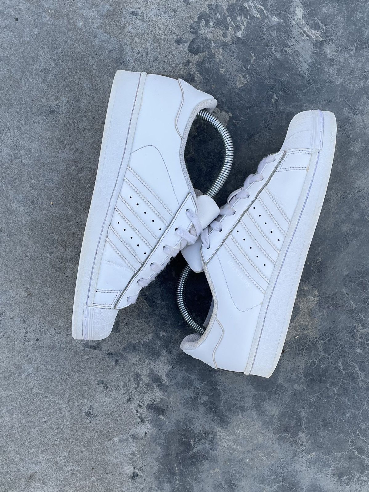 Adidas × Vintage ADIDAS Y2K SUPERSTAR JAPAN DRILL AVANT GARDE HYPE SNEAKERS Size US 8.5 / IT 38.5 - 9 Thumbnail