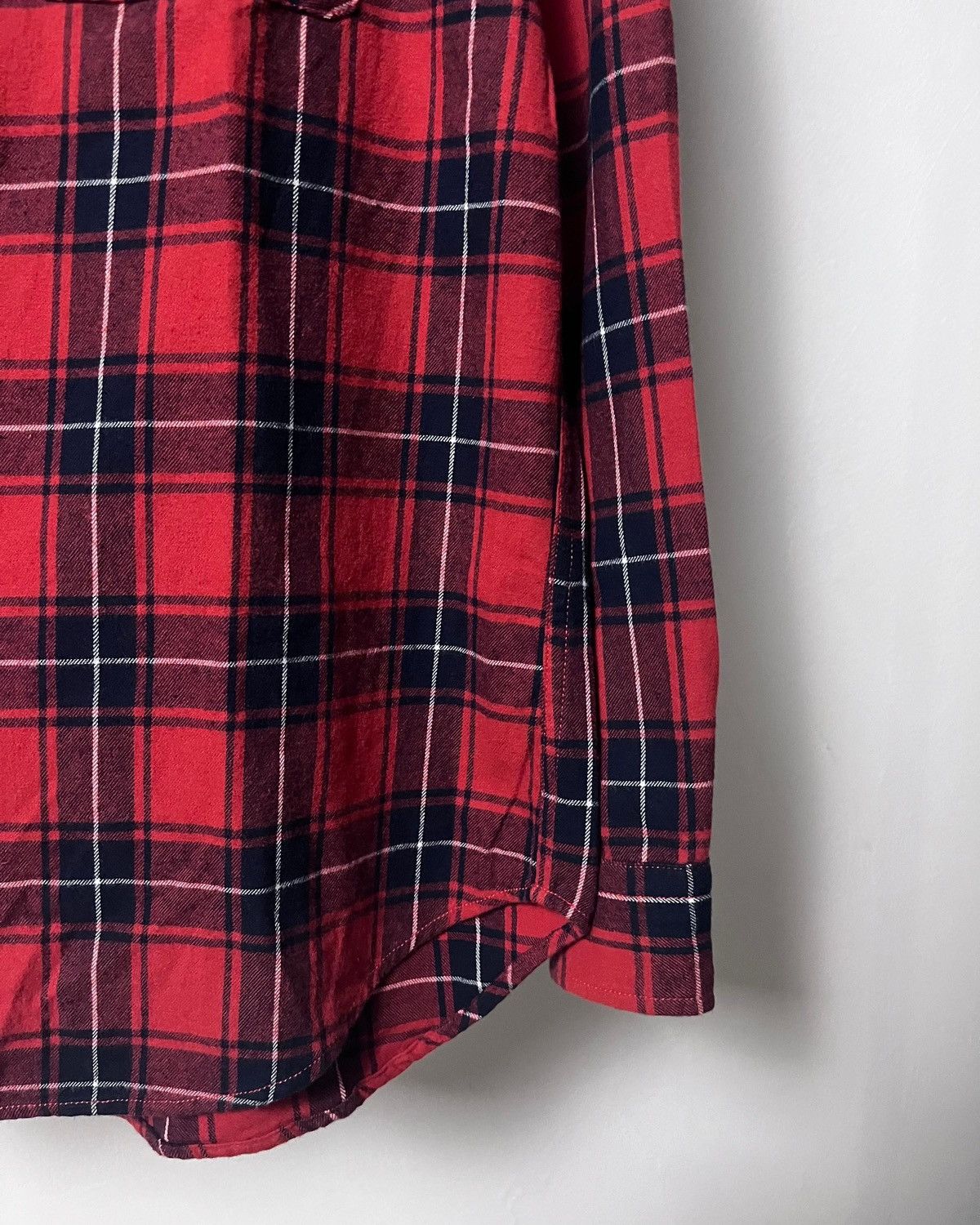 Japanese Brand 2000s Japanese Brand Browny Shadow Plaid Shirt Size US L / EU 52-54 / 3 - 8 Thumbnail