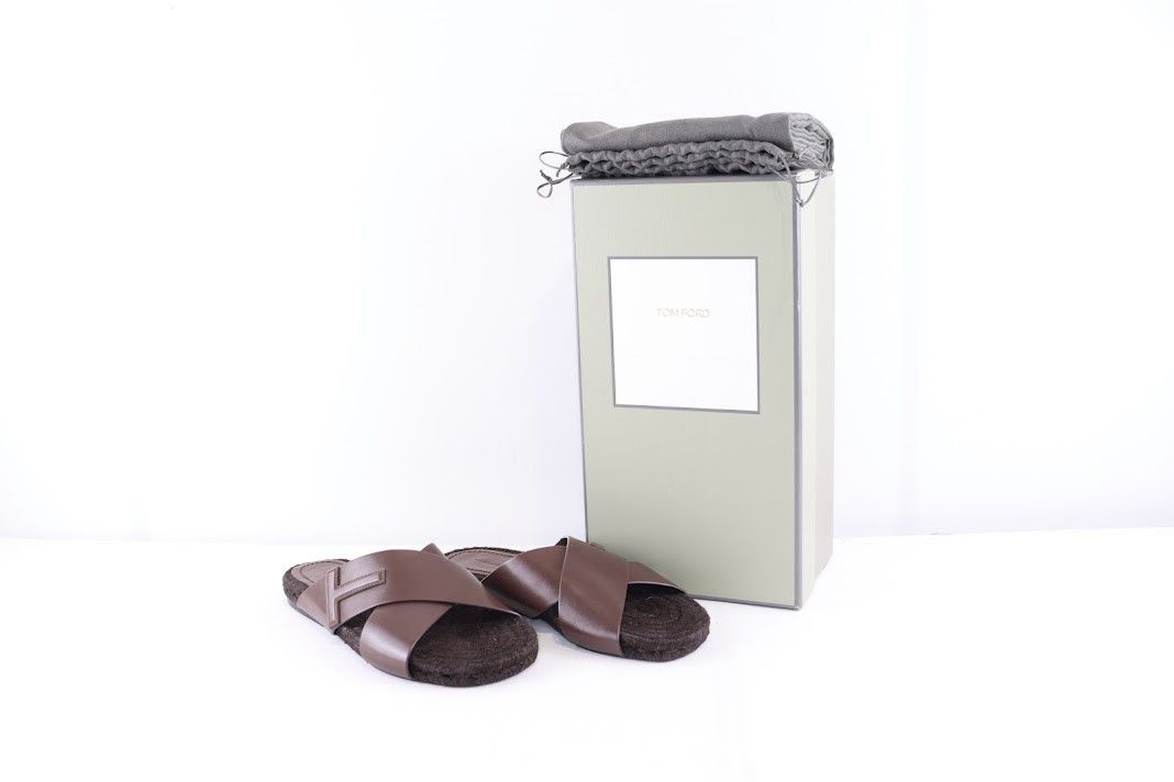 image of Tom Ford O1Rshd1 Informal Sandals In Brown, Men's (Size 8)
