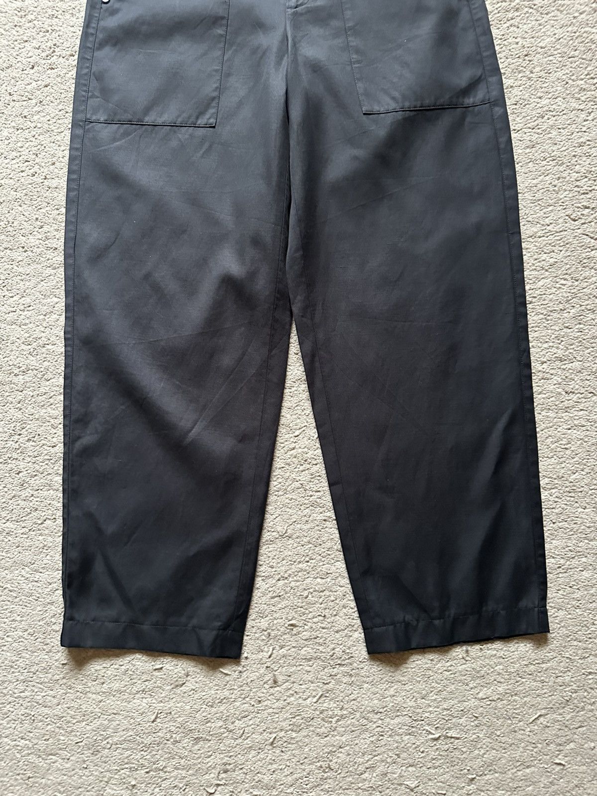 Helmut Lang SS2016 Helmut Lang Mix Linen Fatigue Ballon Pant Size US 29 - 2 Thumbnail