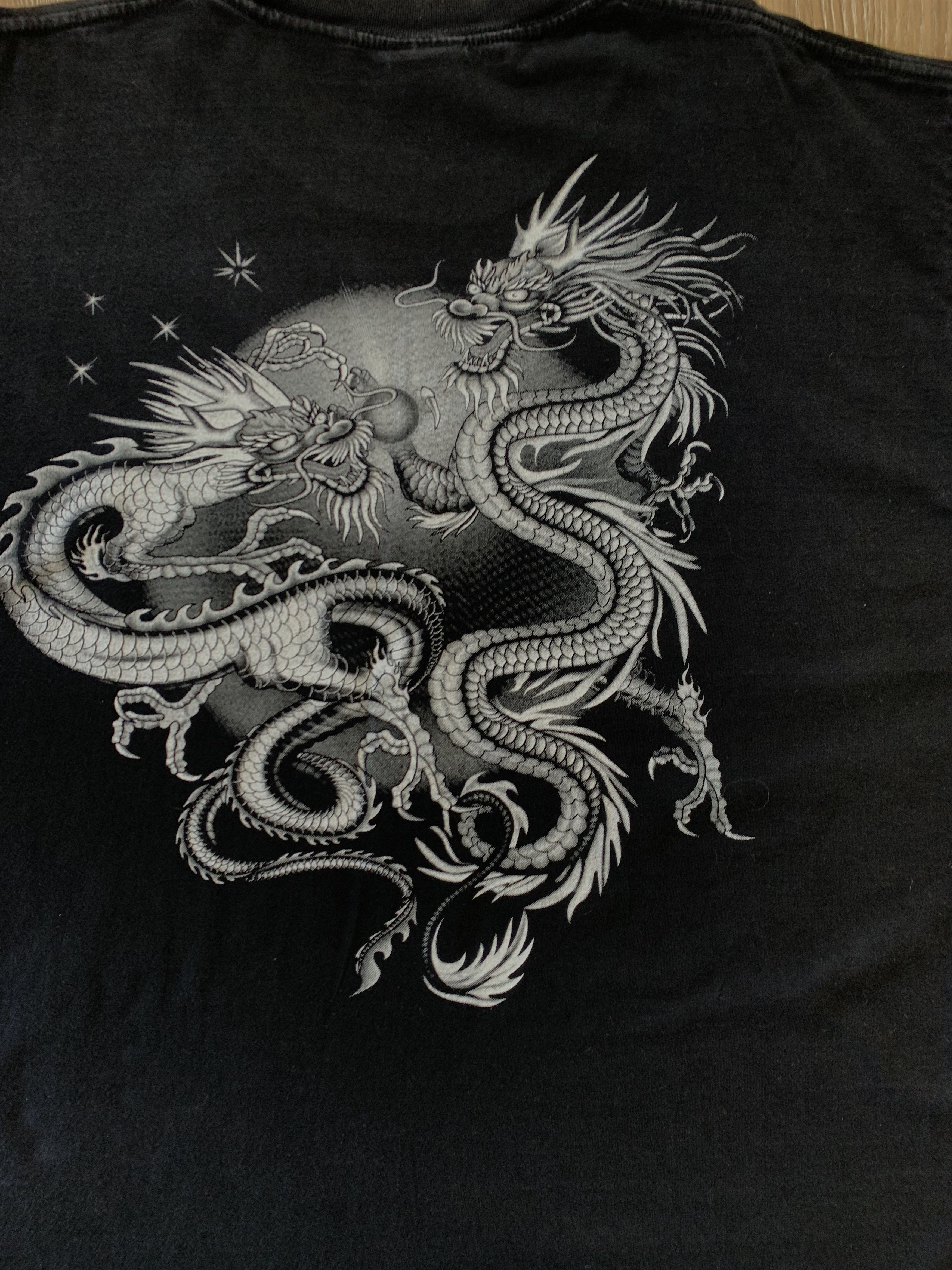 Japanese Brand Mr Big Outfitters Dragon T-shirt Y2K Size US XXL / EU 58 / 5 - 6 Thumbnail