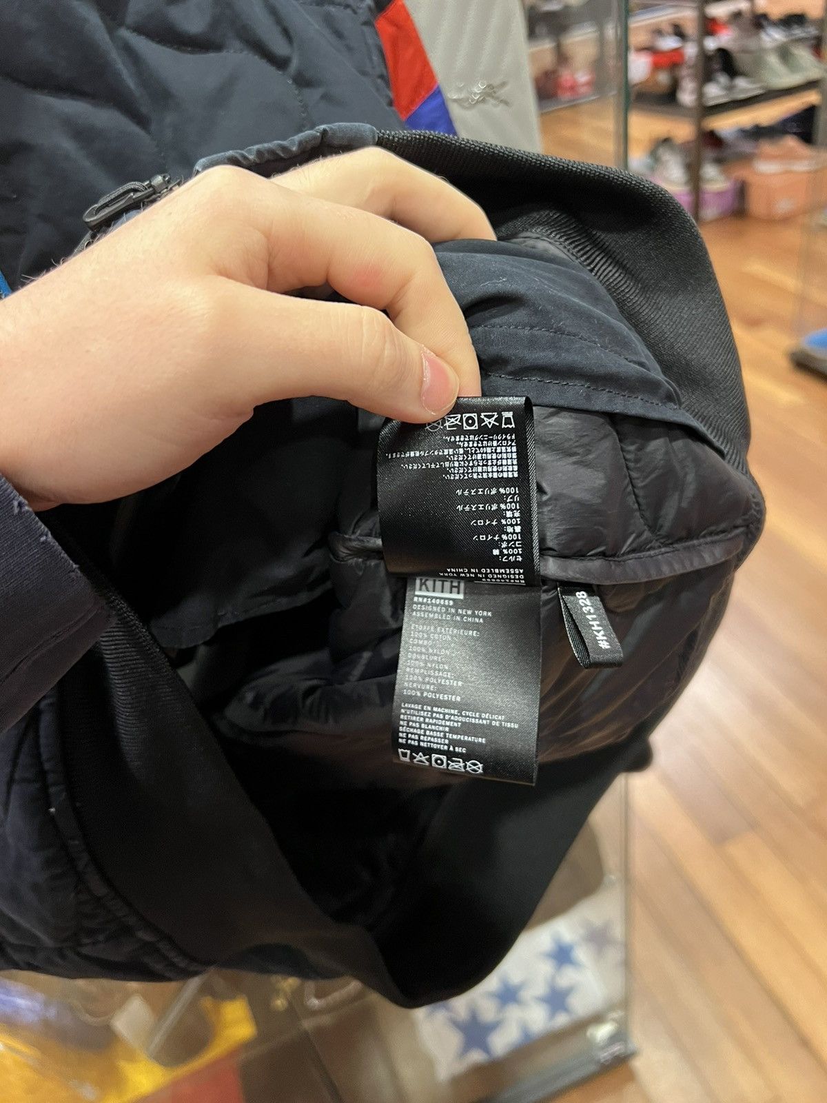 BMW × Kith Kith x BMW Quilted Racing Jacket Black Size US M / EU 48-50 / 2 - 6 Thumbnail