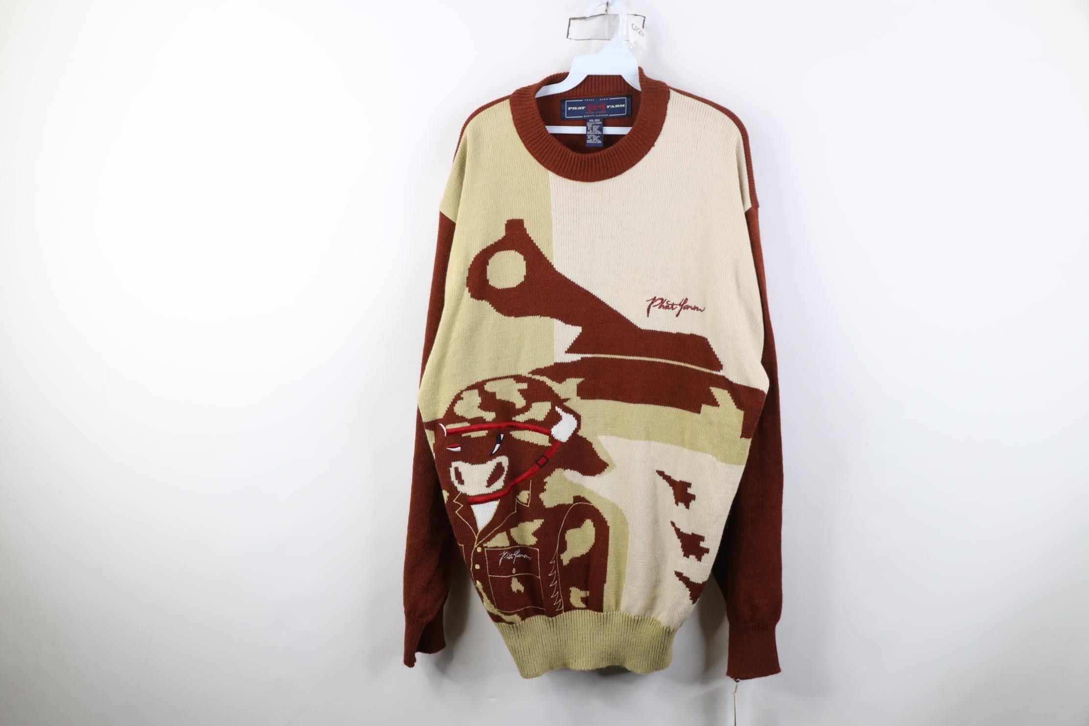 Phat Farm Deadstock Vintage 90s Y2K Phat Farm Military Tank Sweater Size US XXL / EU 58 / 5 - 1 Thumbnail