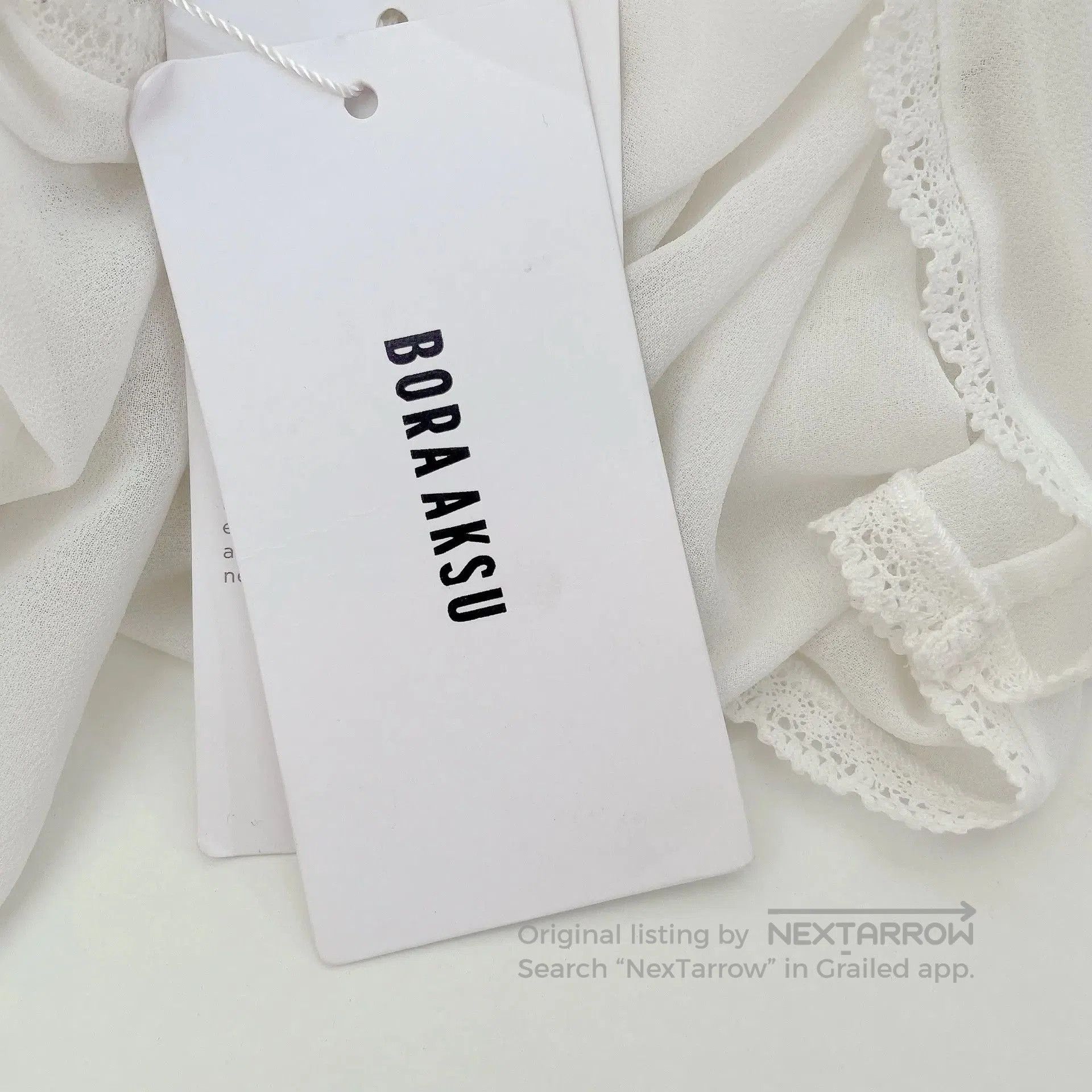 Other Bora Aksu White Lace Tulle Cake Dress. Size S / US 4 / IT 40 - 7 Thumbnail