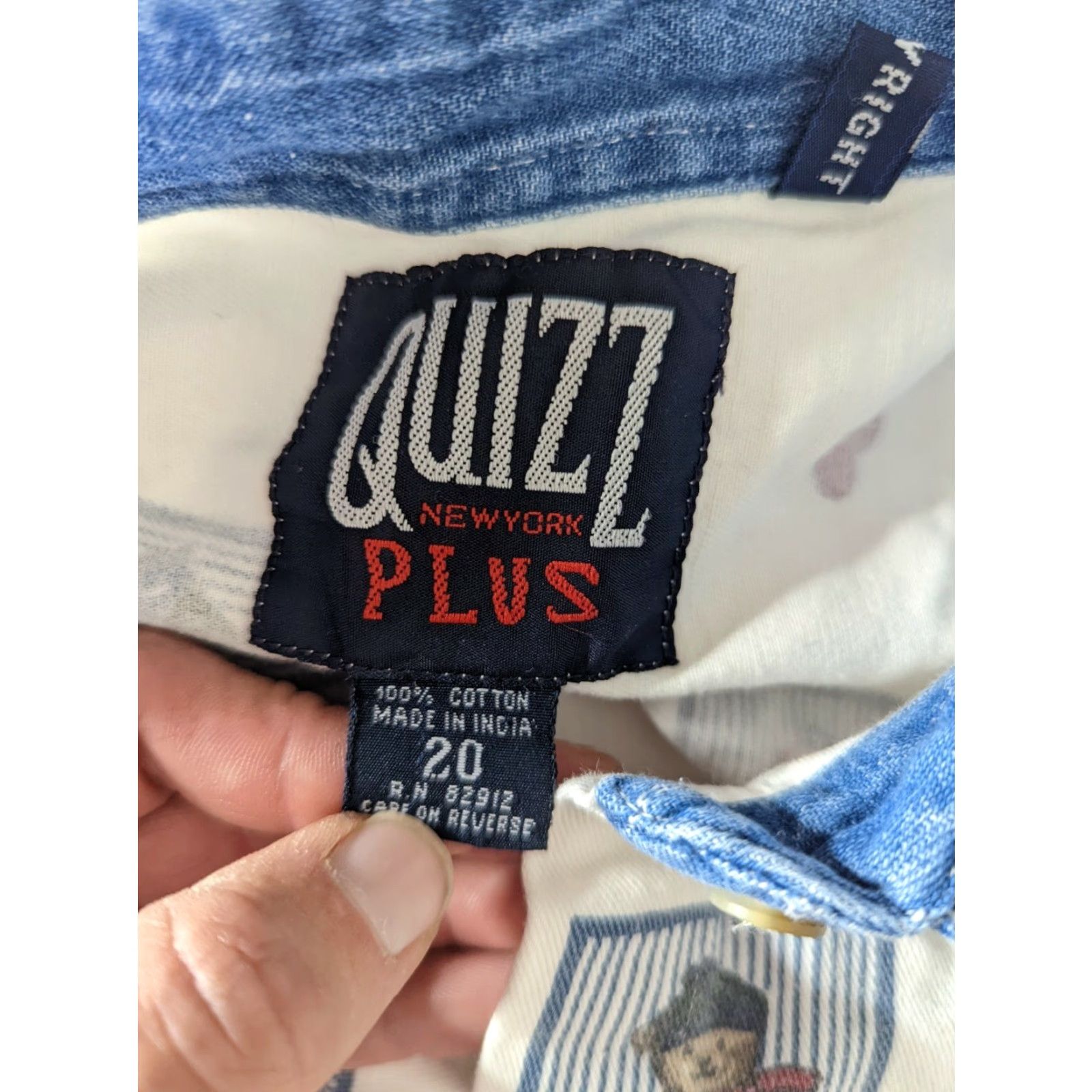Vintage VINTAGE 90S Quizz Plus SHIRT XL TEDDY BEAR PRINT BUTTON UP TOP BLOUSE WOMEN L3S Size XL / US 12-14 / IT 48-50 - 2 Thumbnail