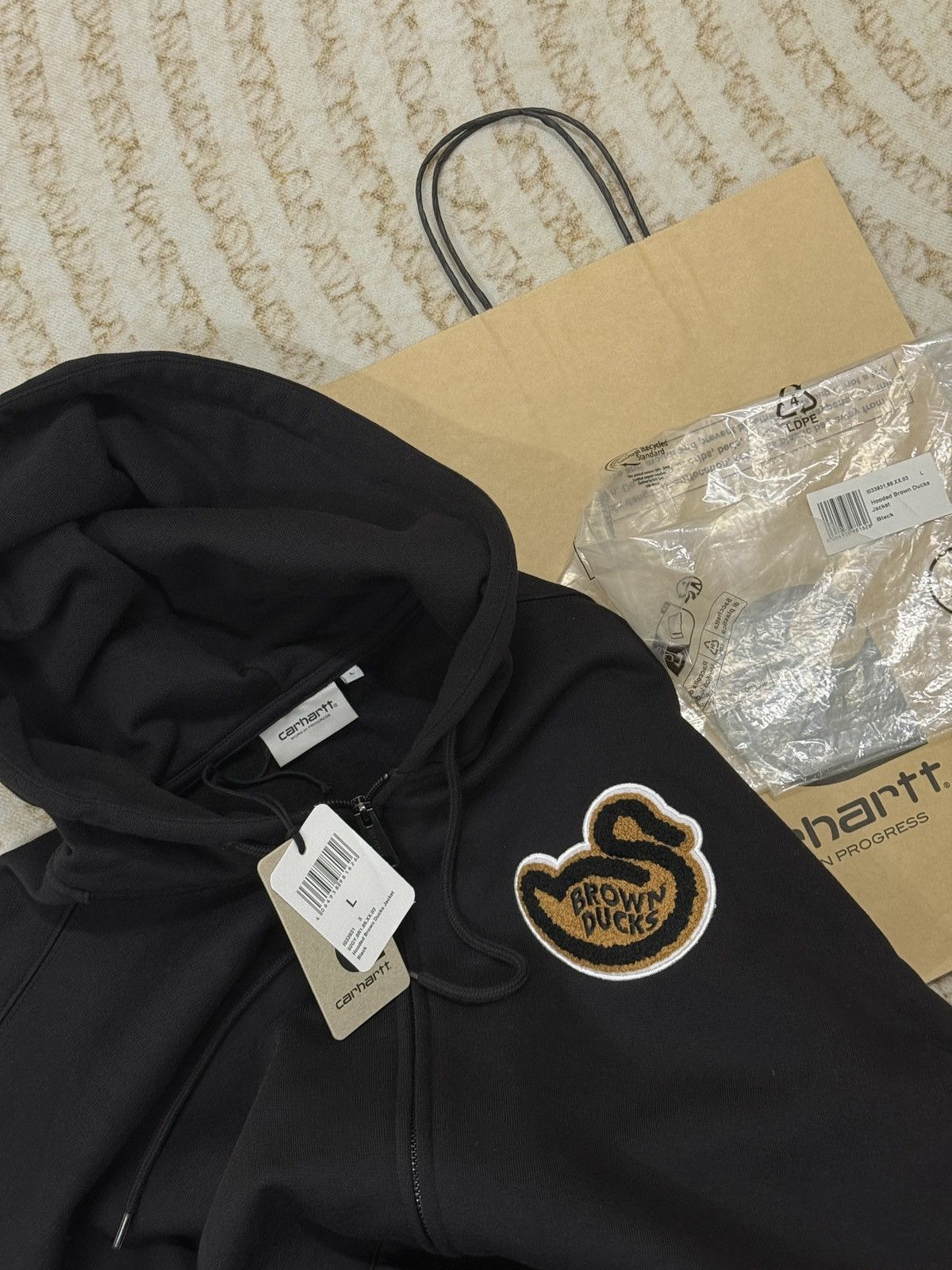 Carhartt Wip Carhartt WIP Hooded Brown Ducks Size US L / EU 52-54 / 3 - 3 Thumbnail