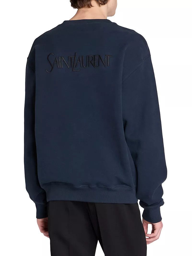 Saint Laurent Paris o1b1hav110425 Sweatshirt & Hoodie in Blue Size US XXL / EU 58 / 5 - 5 Thumbnail