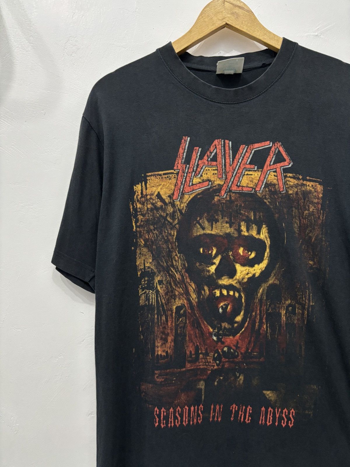 Band Tees Vintage Slayer Seasons In The Abyss Size US XL / EU 56 / 4 - 3 Thumbnail