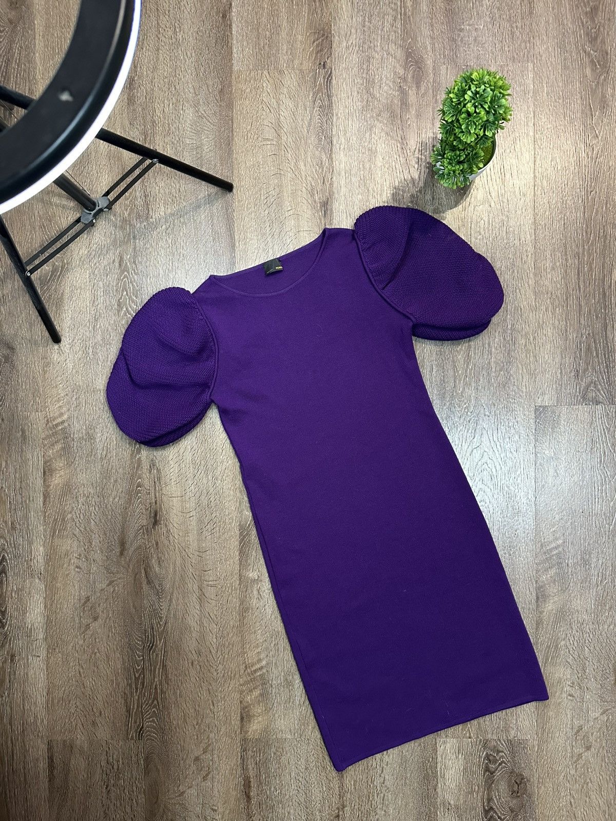 Fendi Fendi Knit Dress Knee Length Avant-Garde Size M / US 6-8 / IT 42-44 - 2 Thumbnail