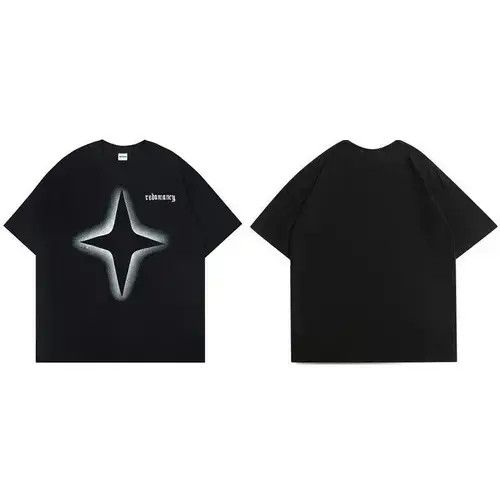 VIBE Star Graphic Print Short T Shirt Size US L / EU 52-54 / 3 - 4 Thumbnail