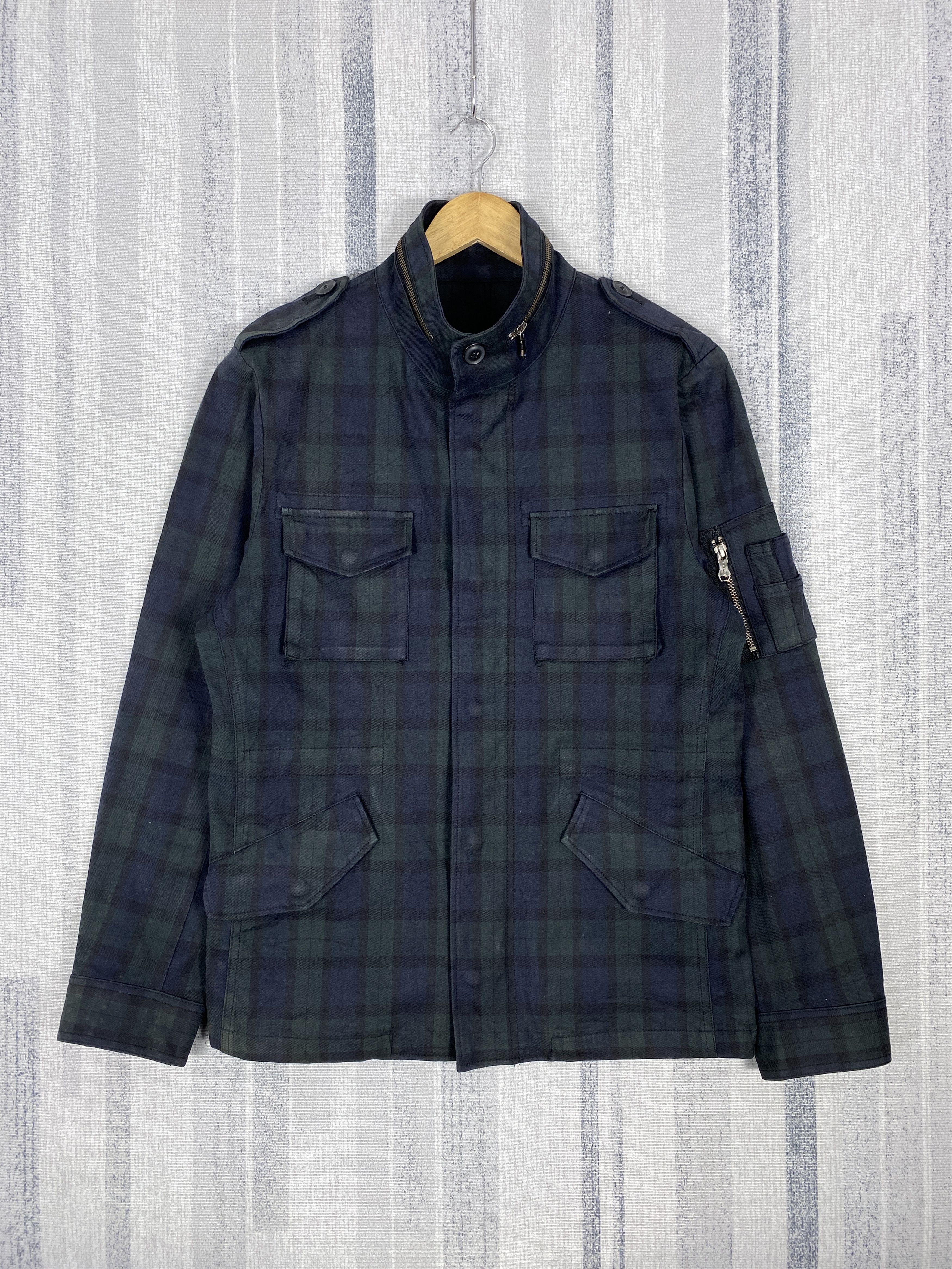 Takeo Kikuchi Vintage TK Mix Pice Checkered Jacket K0174 Size US S / EU 44-46 / 1 - 1 Thumbnail