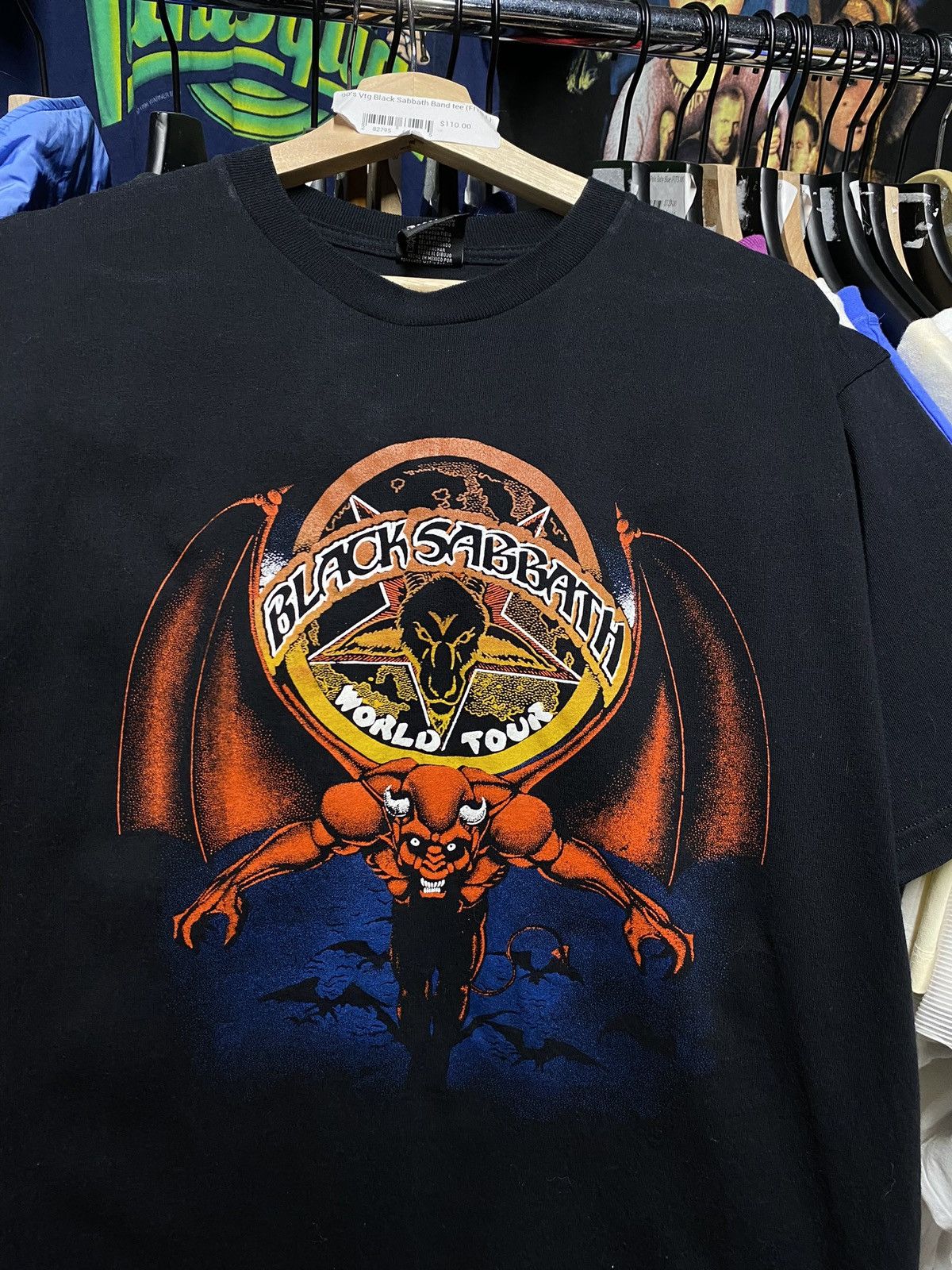 Vintage 90’s Vintage Black Sabbath Band tee Shirt Medium Size US M / EU 48-50 / 2 - 3 Thumbnail
