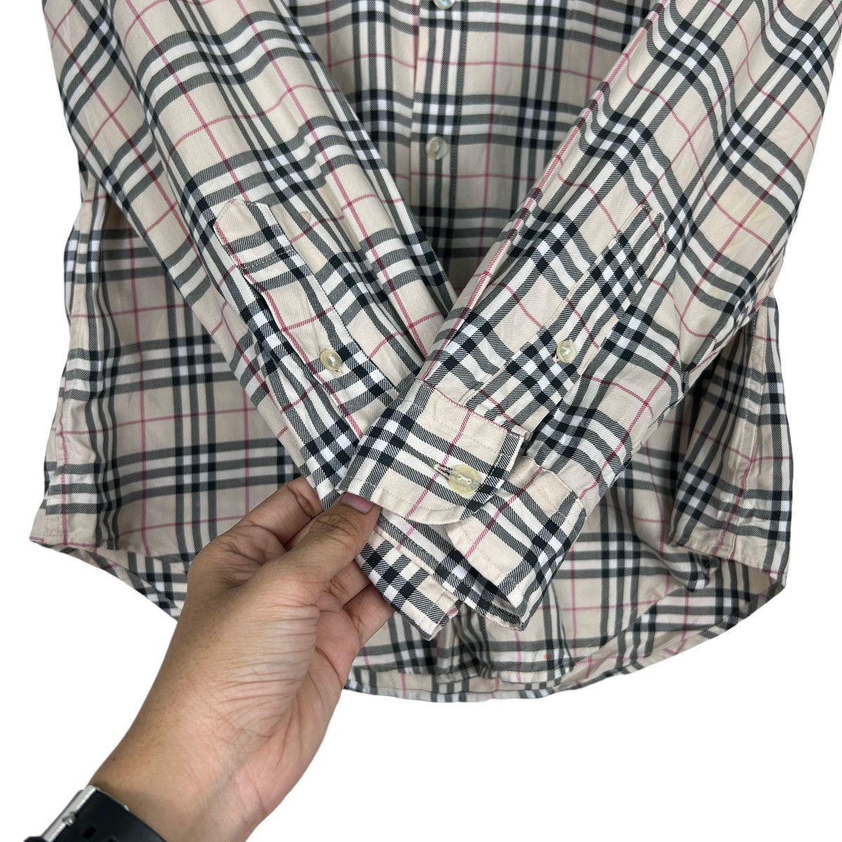 Burberry 🔥 VINTAGE BURBERRY NOVA CHECK SHIRTS Size S / US 4 / IT 40 - 14 Thumbnail