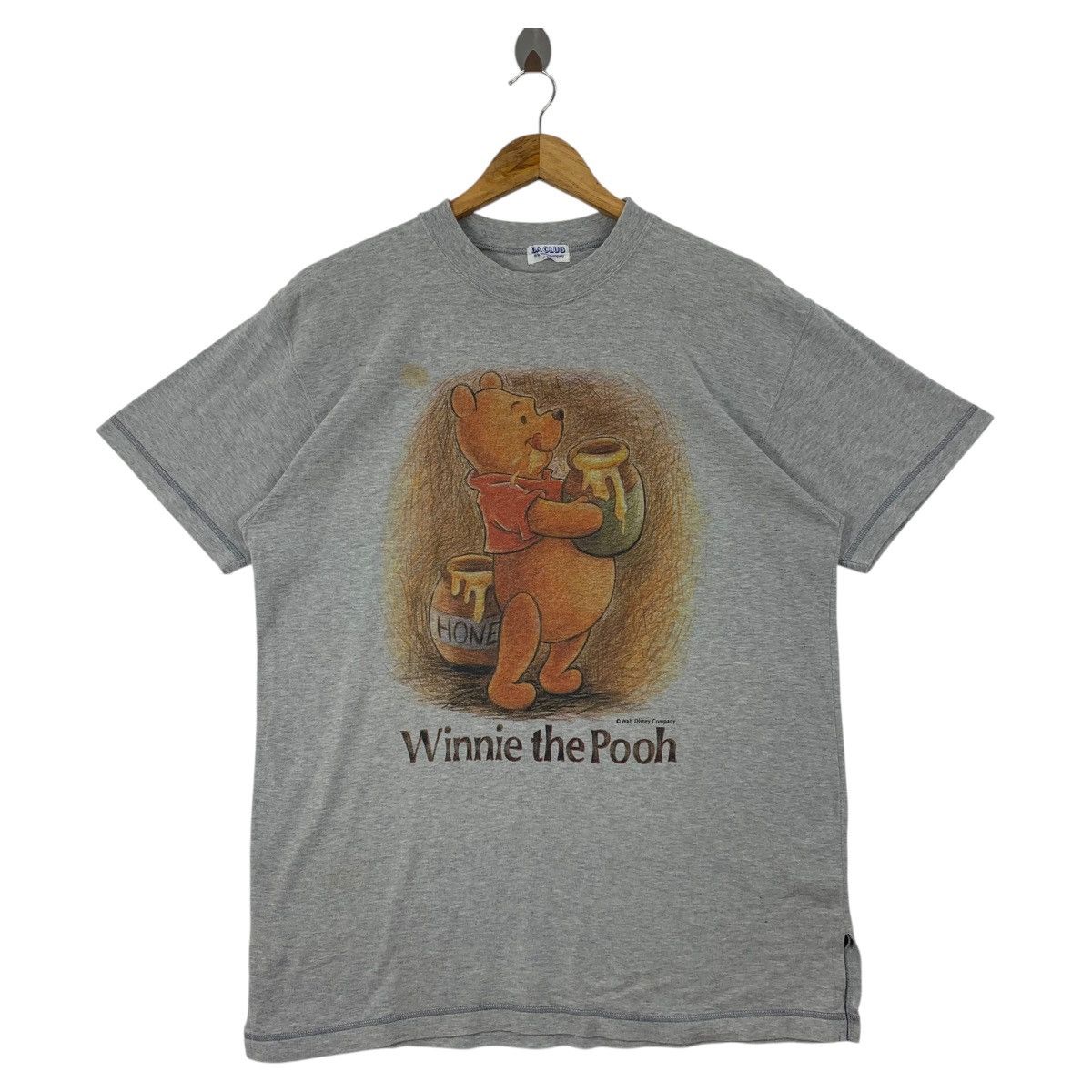 Cartoon Network × Vintage Vintage 90s WINNE THE POOH Cartoon Dia club tag tee Size US L / EU 52-54 / 3 - 1 Thumbnail