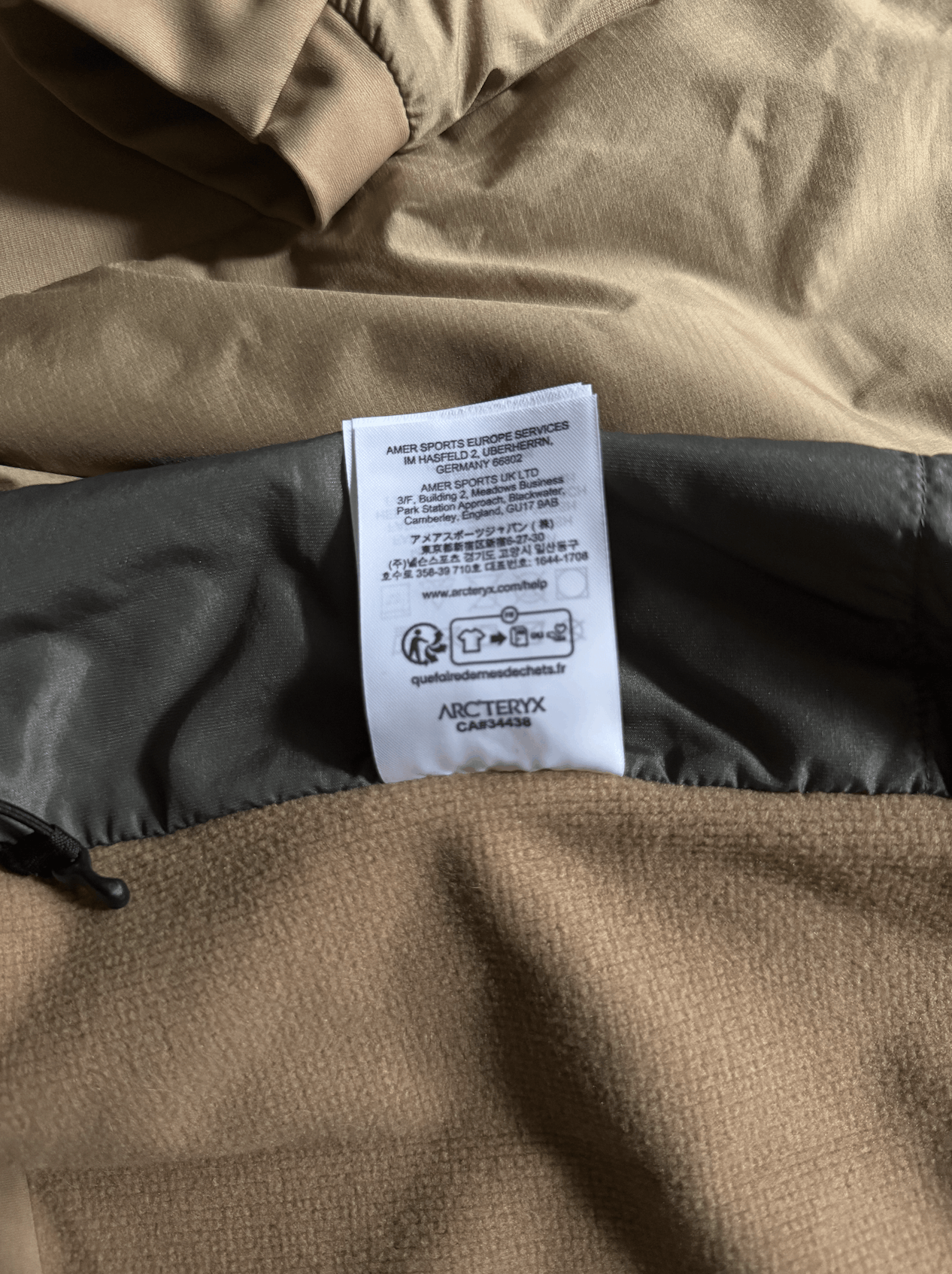 Arc'teryx Arcteryx Atom Hoody Jacket XS - Canvas Brown Size US XS / EU 42 / 0 - 10 Thumbnail