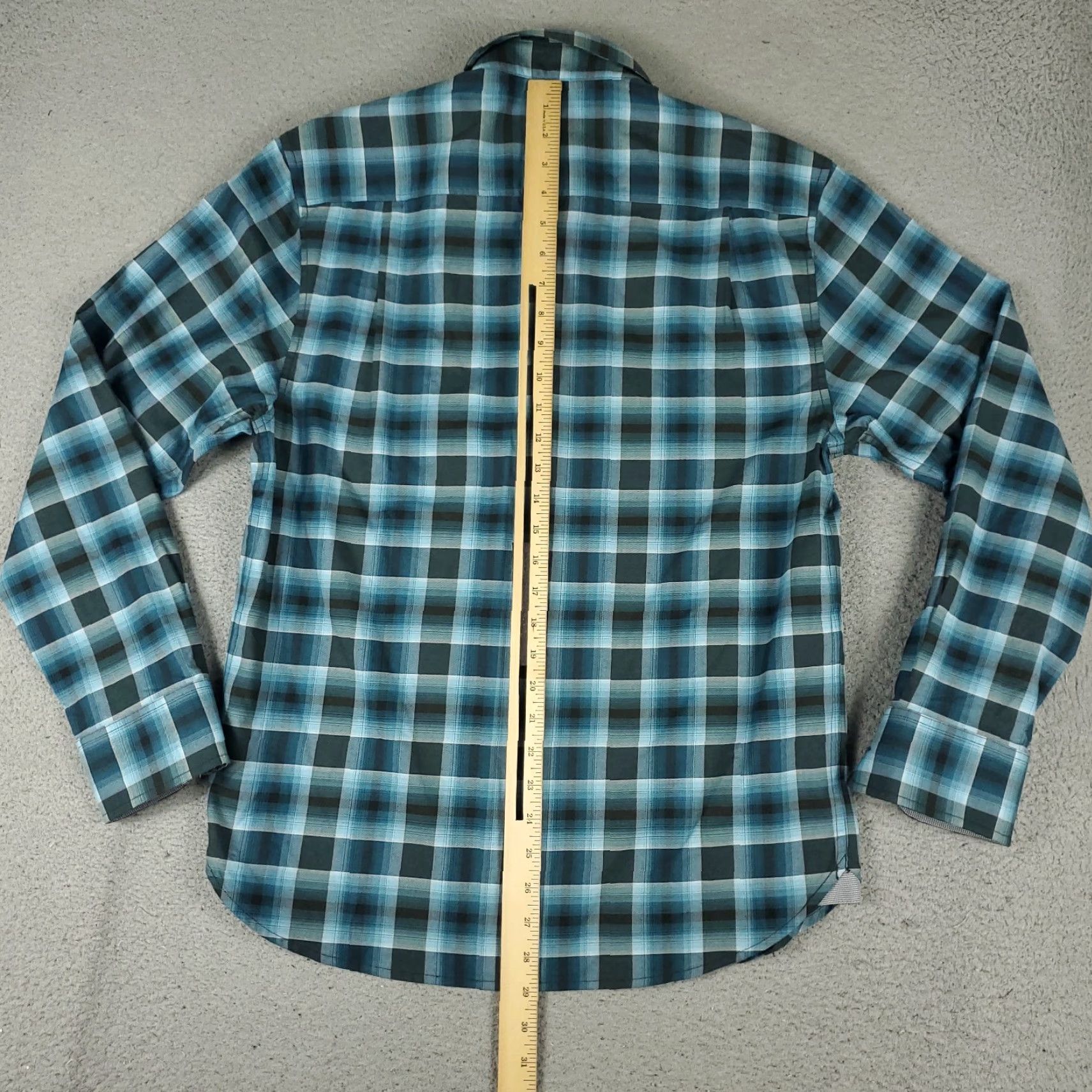Tommy Bahama Tommy Bahama Shirt Mens Small Blue Plaid Cotton Button-Up Long Sleeve Size US S / EU 44-46 / 1 - 3 Thumbnail