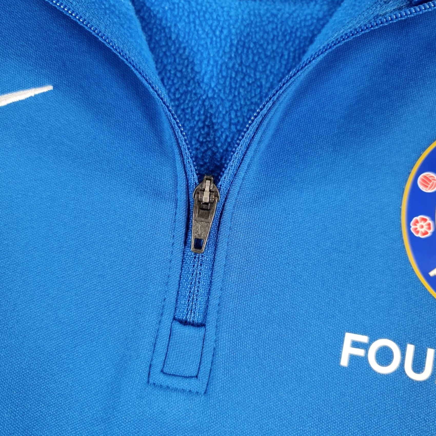 Nike Nike Chelsea FC Mens Drill Top Small Academy 21 Quarter Zip Sweatshirt Size US M / EU 48-50 / 2 - 6 Thumbnail