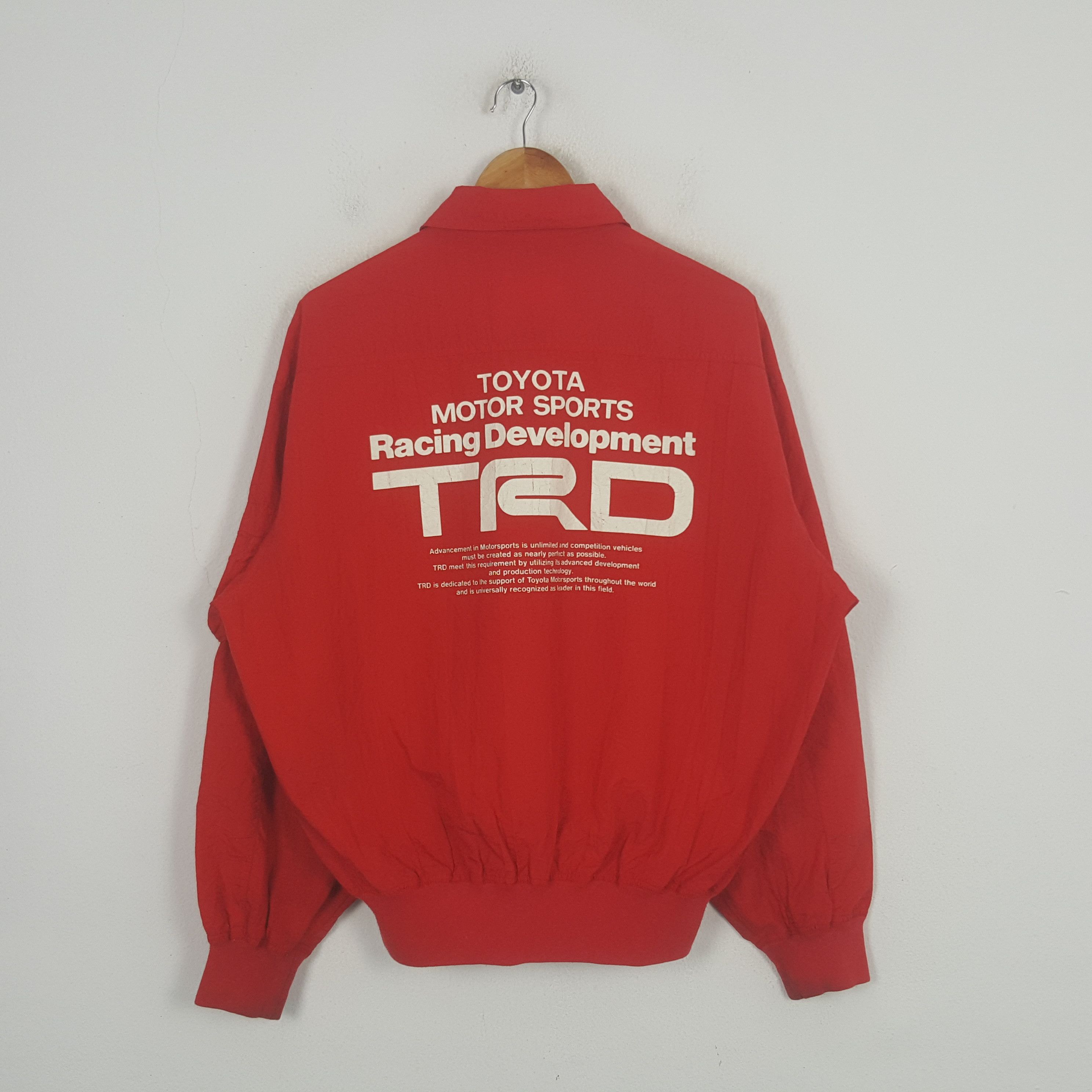 Japanese Brand Vintage Toyota Racing Development TRD Japanese Jacket C300N2 Size US XL / EU 56 / 4 - 1 Thumbnail