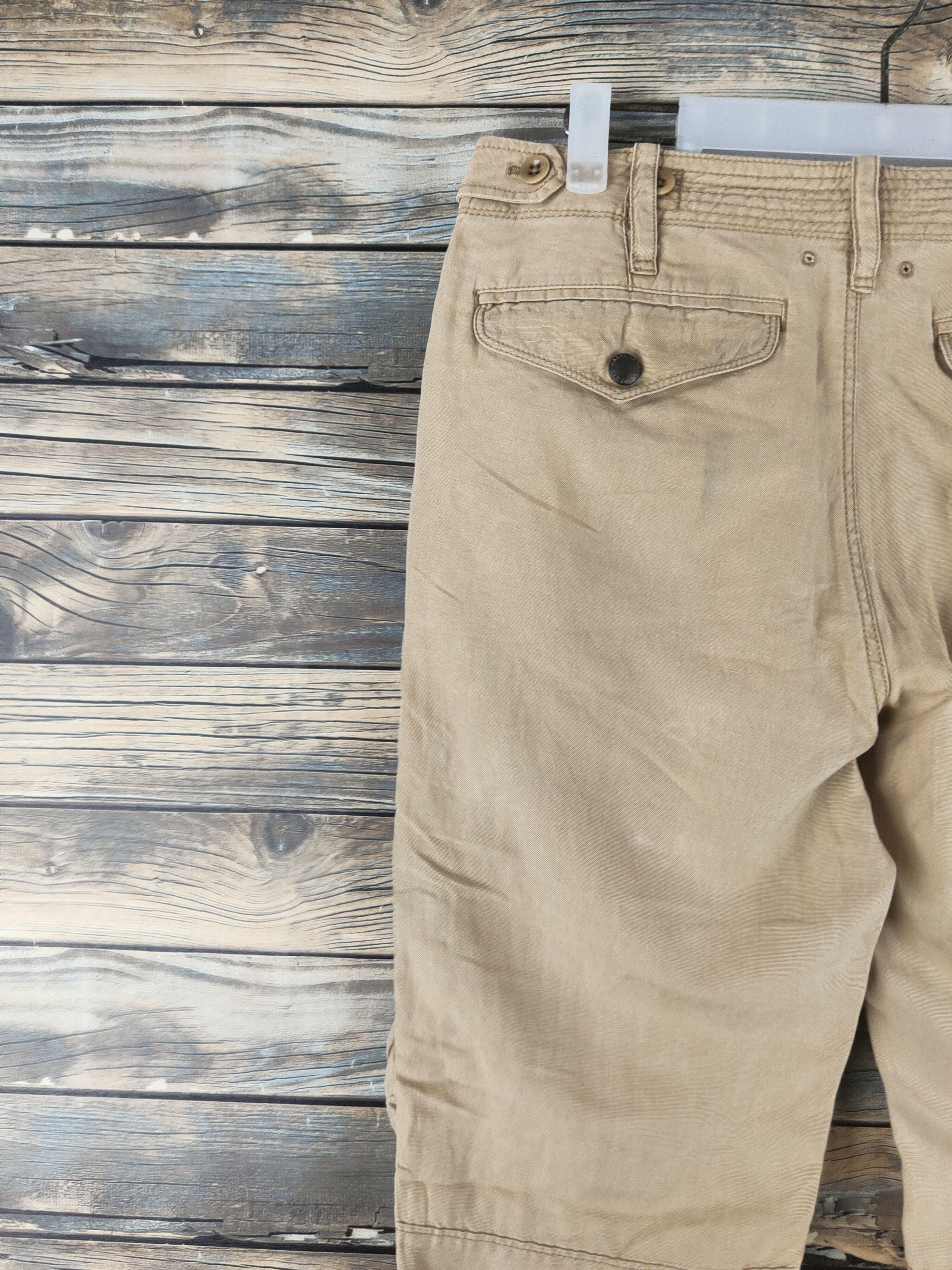 Ralph Lauren DL Ralph Lauren Beige Multipocket Cargo Pants #46-789 Size US 30 / EU 46 - 8 Thumbnail