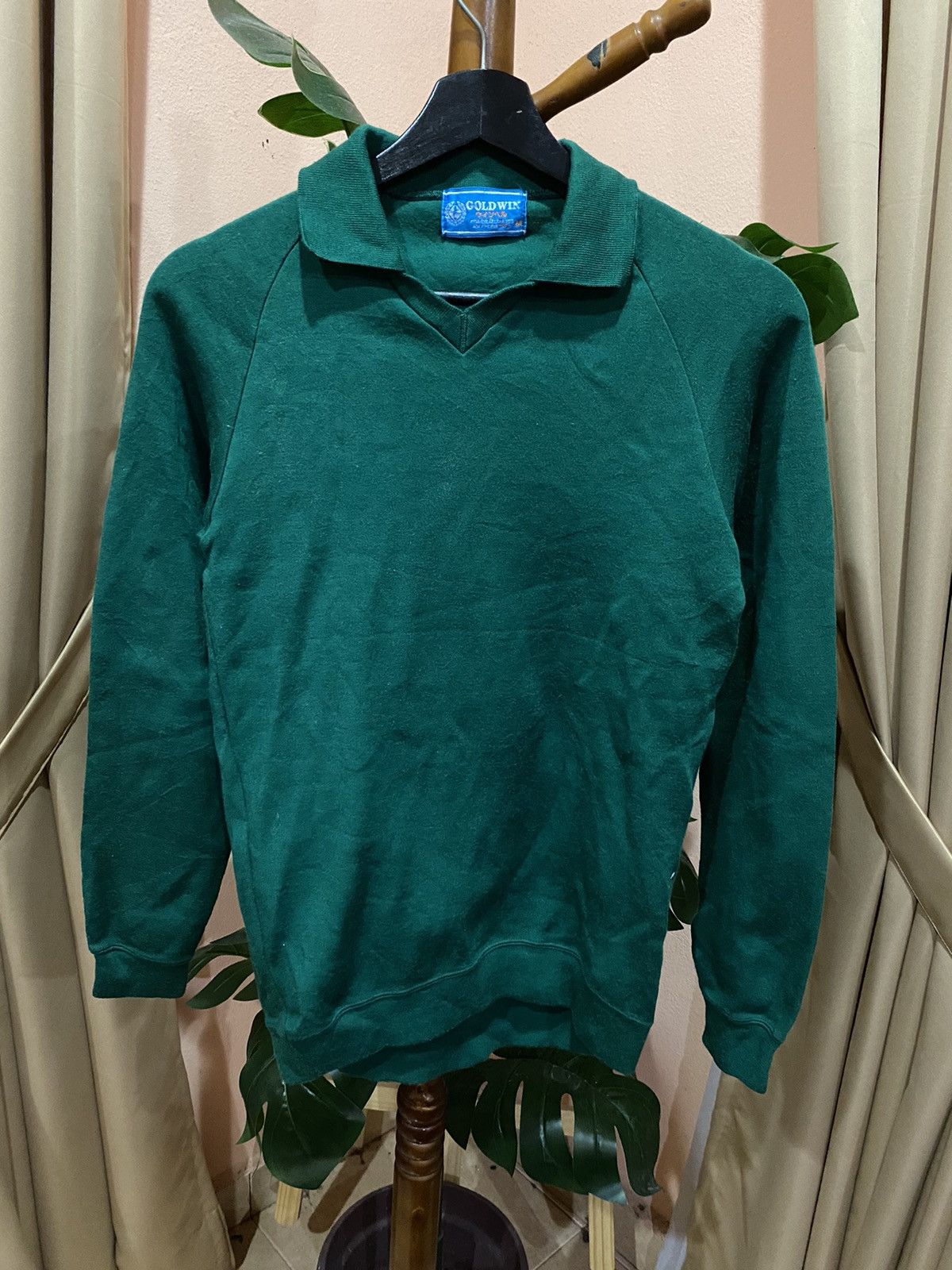 Goldwin Vintage Coldwin Green Pullover Sweater - Made in Japan Size US XXS / EU 40 - 1 Thumbnail