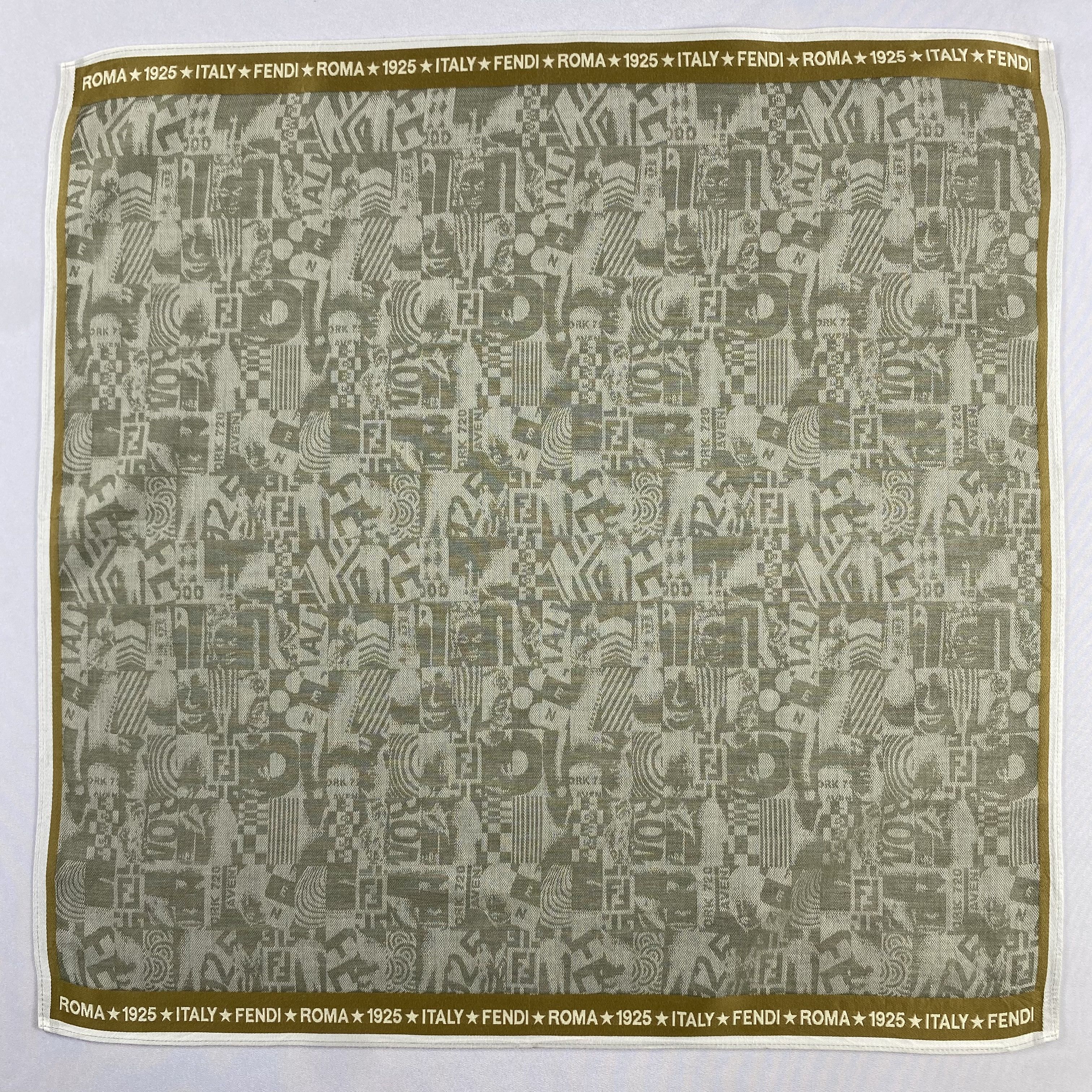 Vintage Fendi Handkerchief / Neckerchief / Bandana-P968 Size ONE SIZE - 1 Thumbnail