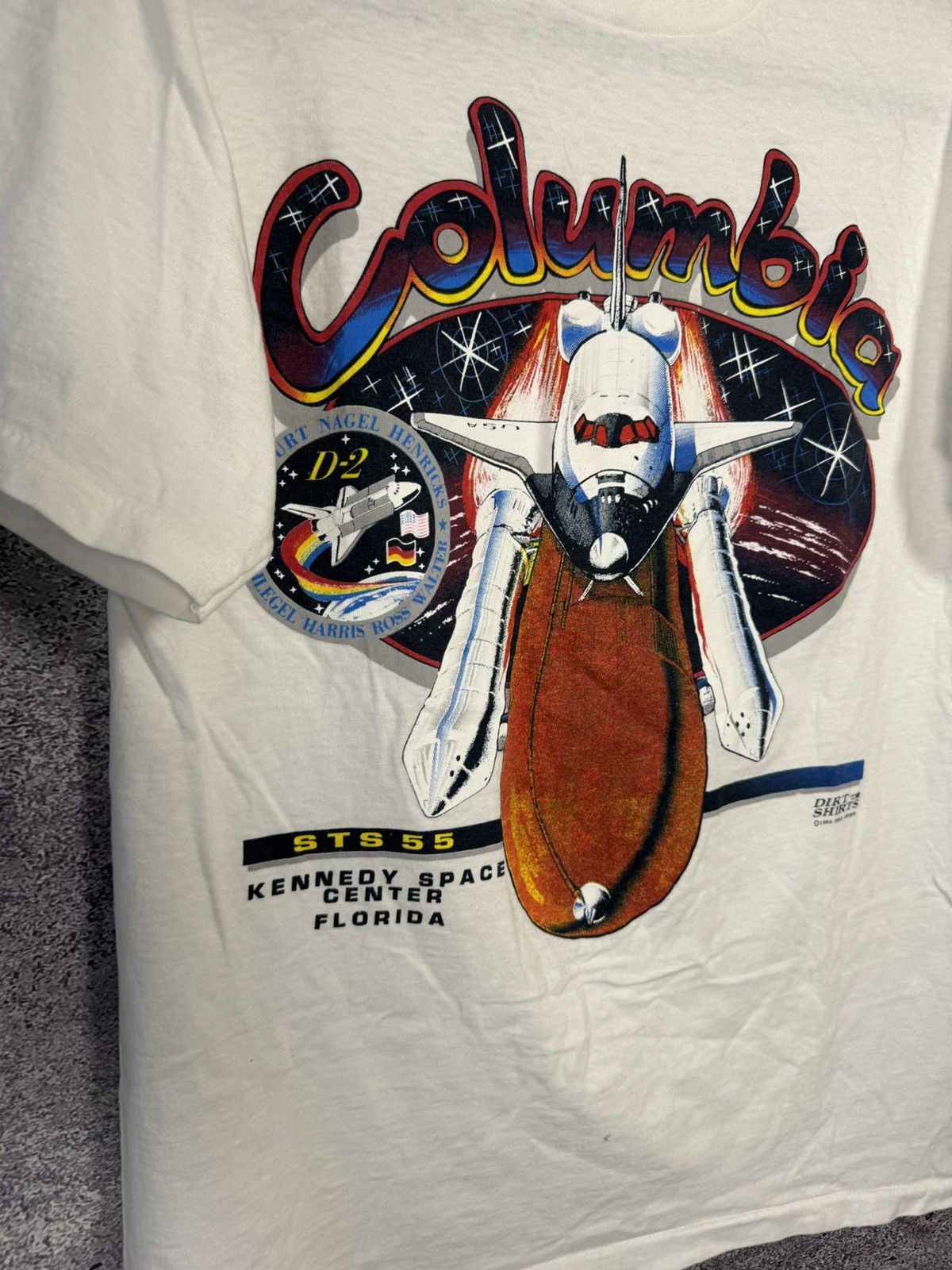 Vintage 90’s Vintage Official 1993 NASA Space Shuttle Columbia Tee Size US M / EU 48-50 / 2 - 6 Thumbnail
