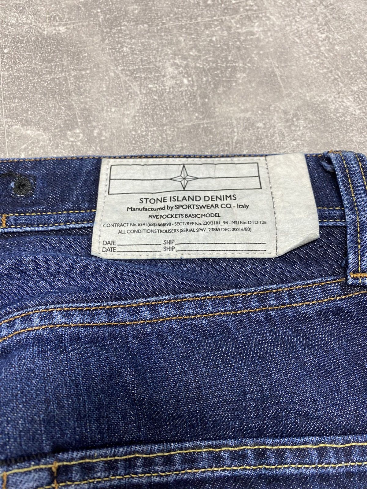 Massimo Osti × Stone Island × Vintage Vintage 90's Stone Island Denim Massimo Osti Archival Jeans Size US 28 / EU 44 - 19 Thumbnail