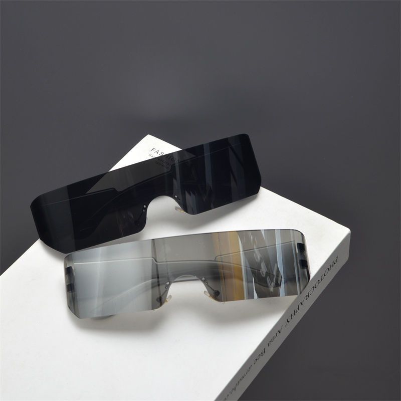 VIBE Retro Street ins style custom avant-garde sunglasses Size ONE SIZE - 3 Thumbnail