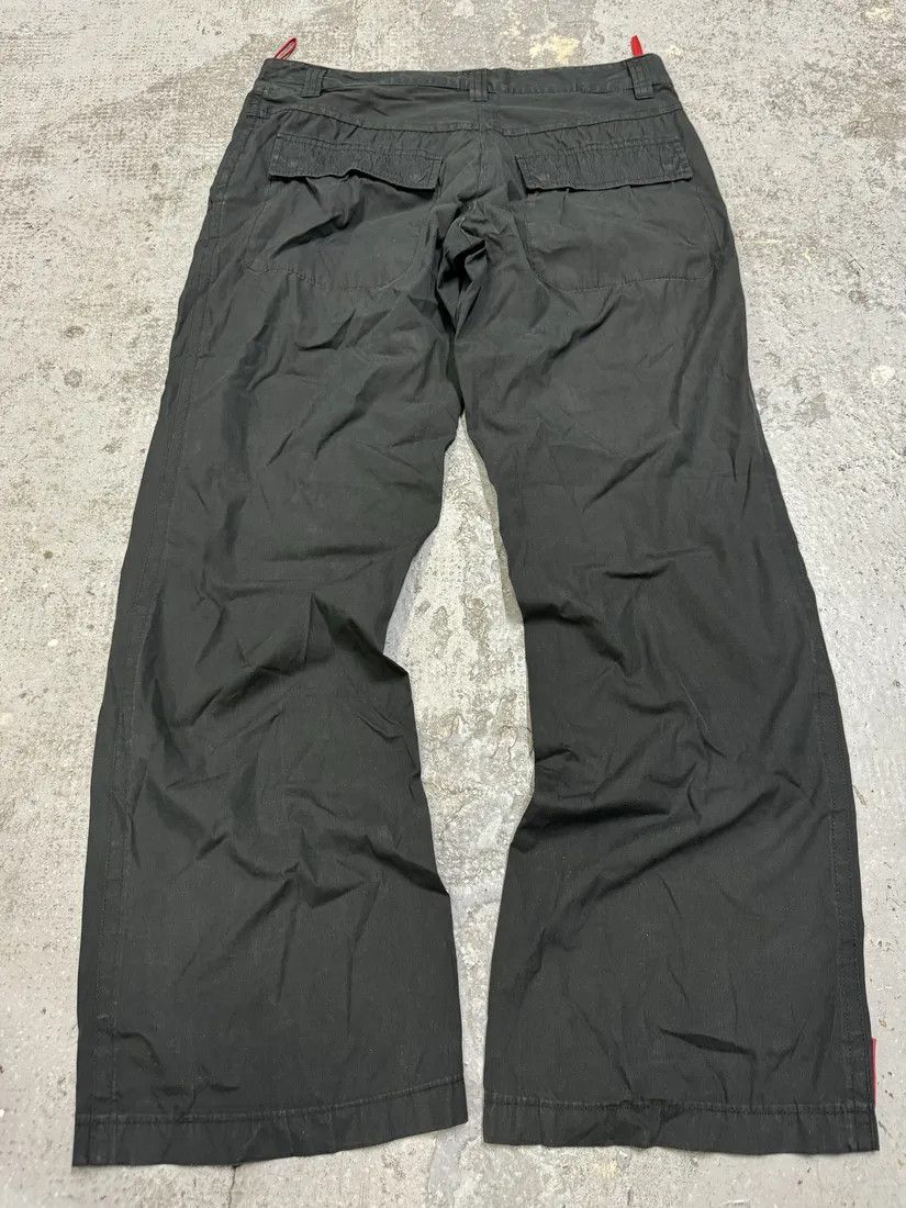 Prada × Vintage 2000s Prada Linea Rossa Black Soft Pants Size US 30 / EU 46 - 5 Thumbnail