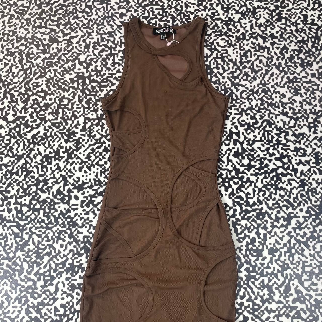 Japanese Brand Vintage Y2K Missy Empire Mesh Cut Out Overlay Maxi Dress Size M / US 6-8 / IT 42-44 - 7 Thumbnail
