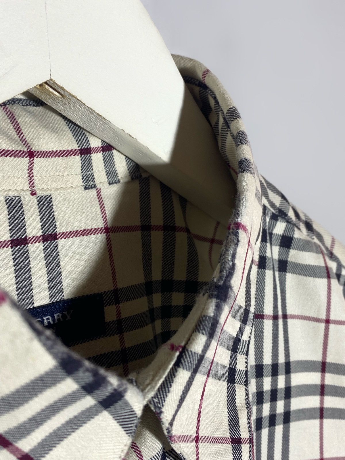 Burberry Vintage Burberry London Checked Short Sleeve Shirt Men’s Size US M / EU 48-50 / 2 - 10 Thumbnail