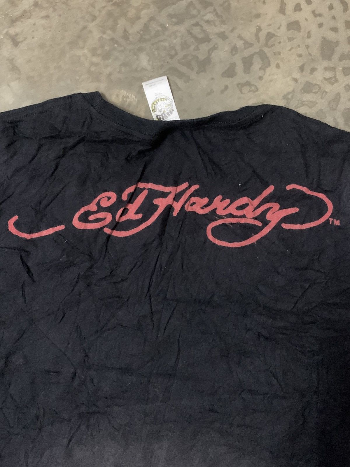 Designer Ed Hardy Skull Embroidery Logo Tee Size US M / EU 48-50 / 2 - 6 Thumbnail