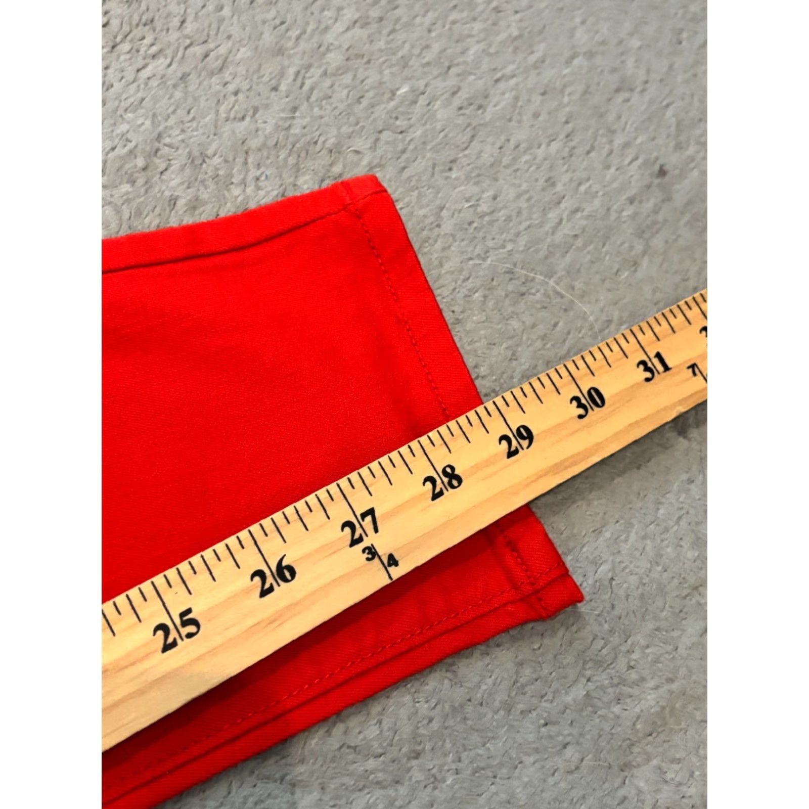 Old Navy Old Navy Jeans Womens 6R Red Rockstar Super Skinny Stretch Casual Pants Size 28" / US 6 / IT 42 - 5 Thumbnail