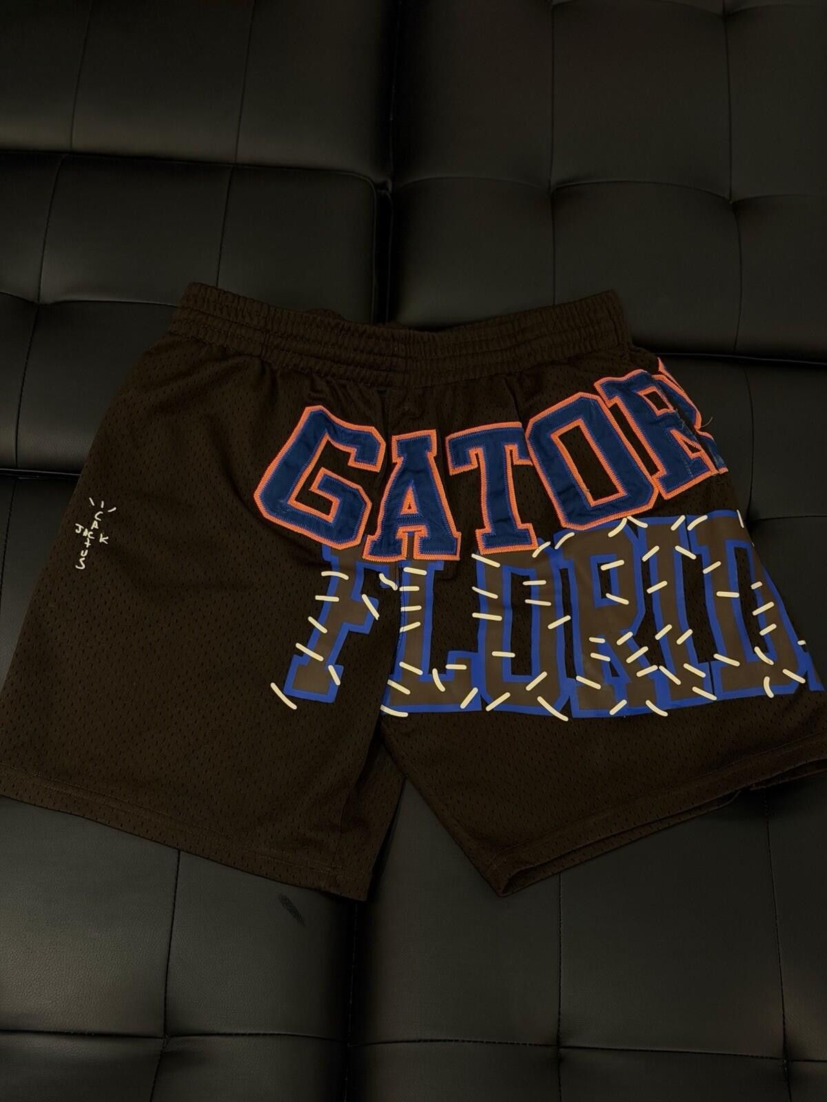 Mitchell & Ness Travis Scott x Mitchell & Ness - Brown Shorts - Men's Large Size US 34 / EU 50 - 5 Thumbnail
