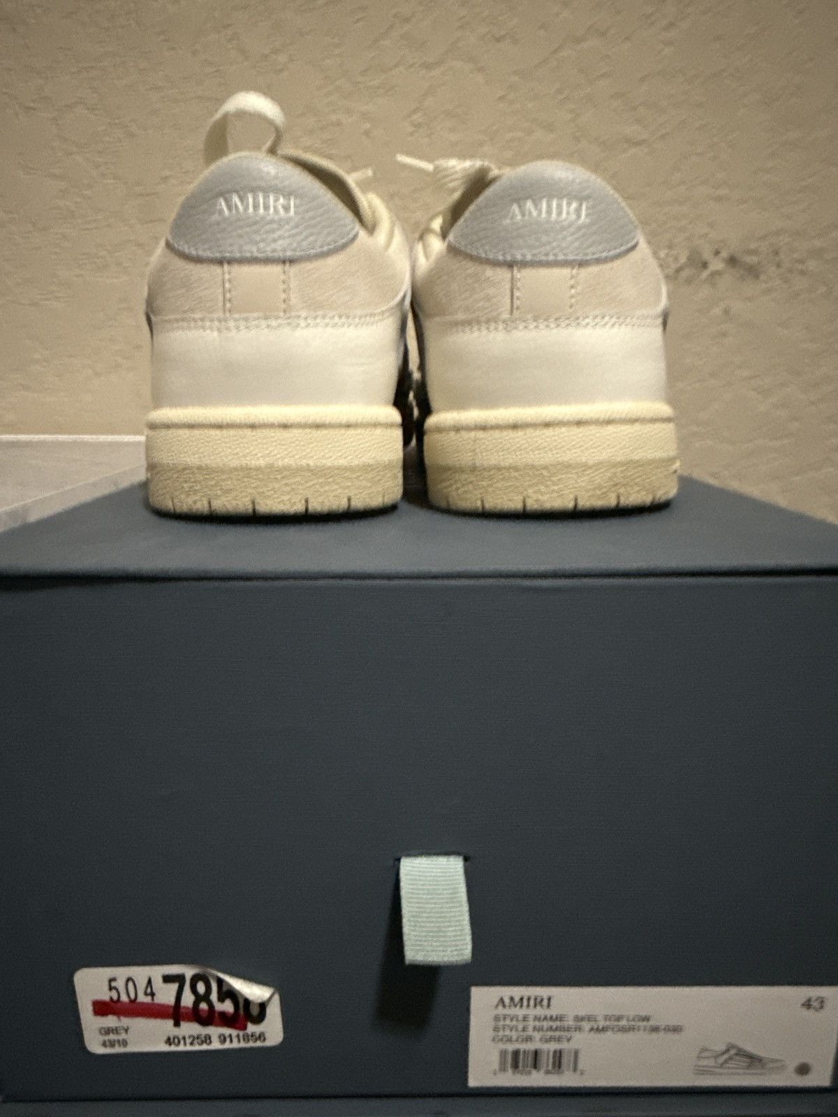 Amiri Amiri Skeleton Low Tops Size US 10 / EU 43 - 2 Thumbnail