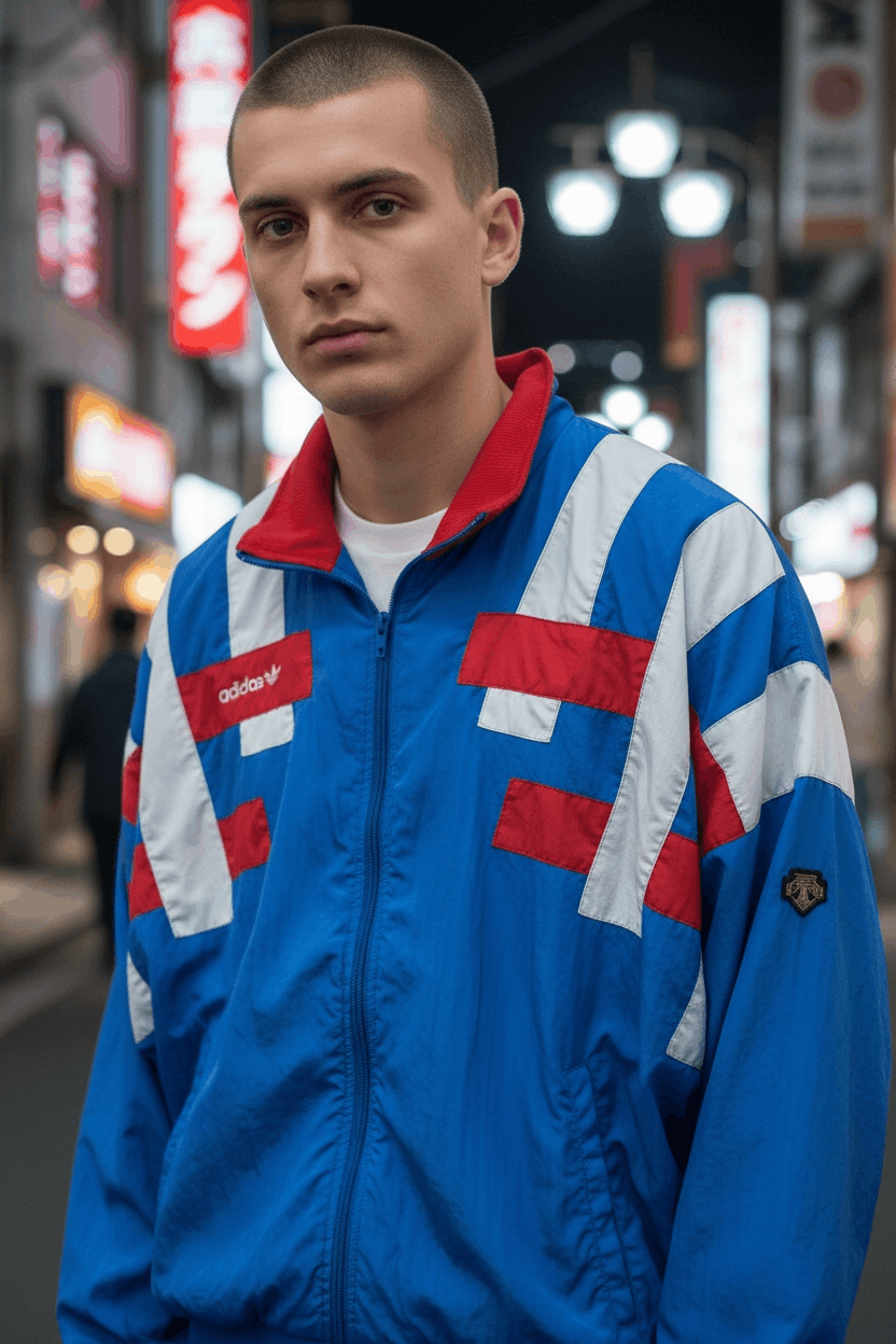 Adidas 90's ADIDAS Japan University Ski Team Multicolor Jacket Size US L / EU 52-54 / 3 - 2 Thumbnail