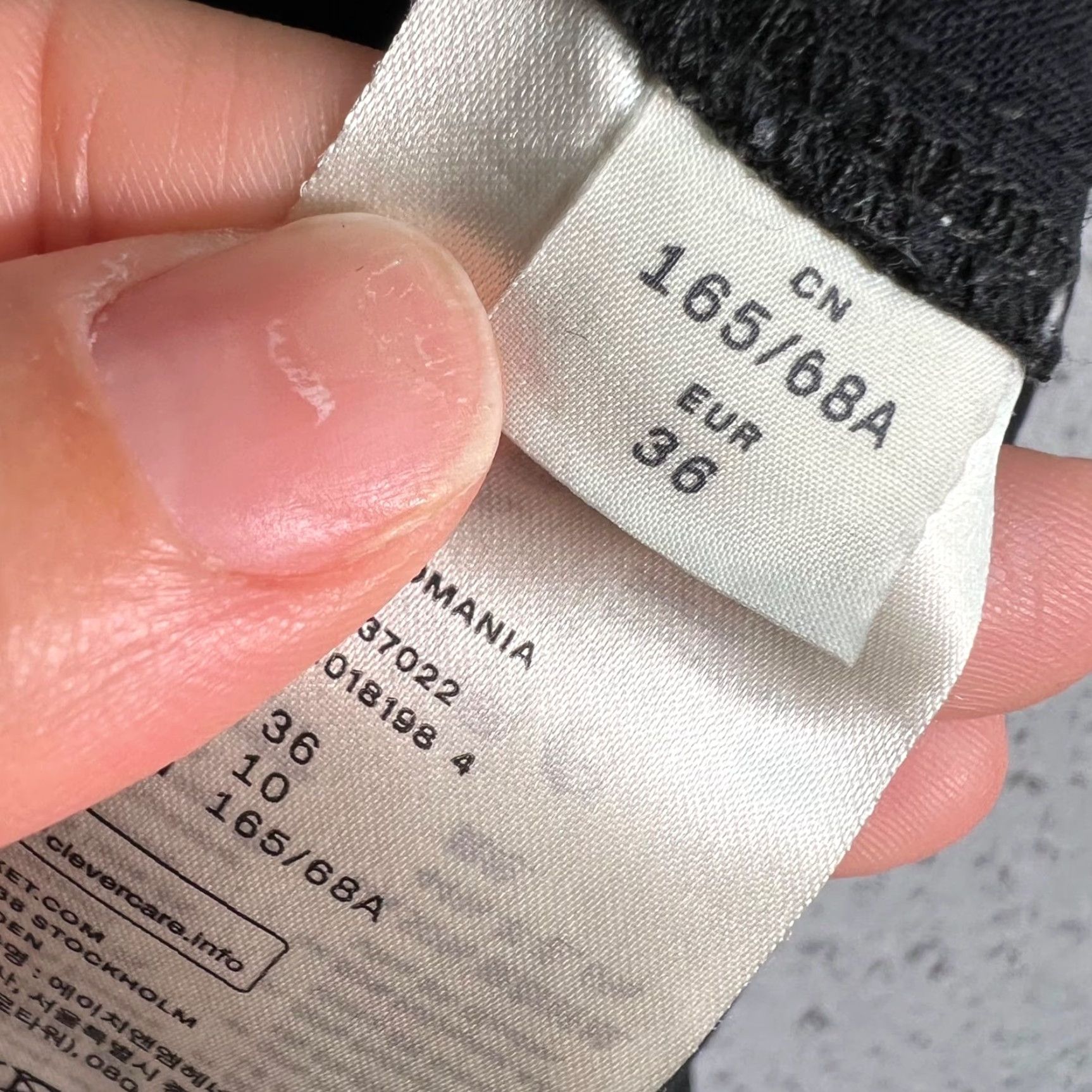 Arket VINTAGE Arket Womens Pants Black Wool Blend Elastic Waist Jogger Mature 36 (EUR) Ankle Tapered 29in Inseam Womens Size 25" / US 0 / IT 36 - 4 Thumbnail