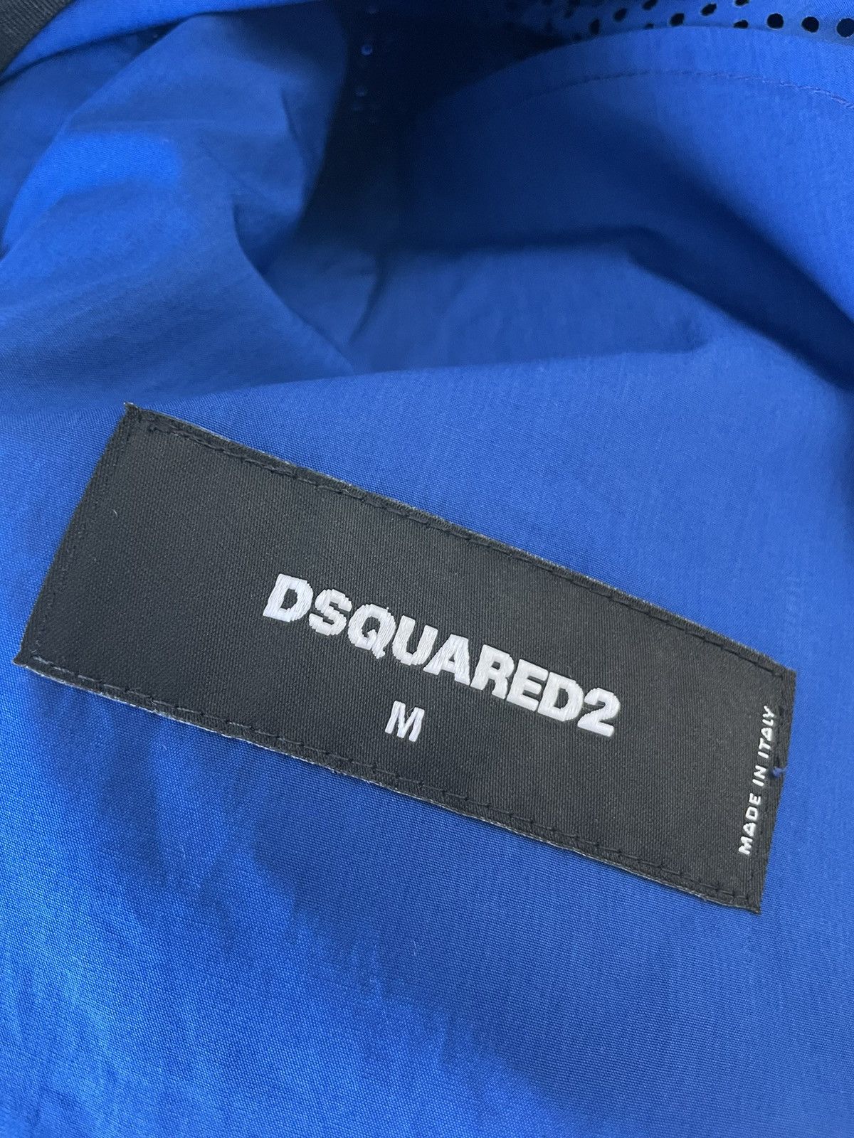 Dsquared2 DSQUARED2 PERFORATED OUTERWEAR JACKET WITH HOOD Size US M / EU 48-50 / 2 - 11 Thumbnail