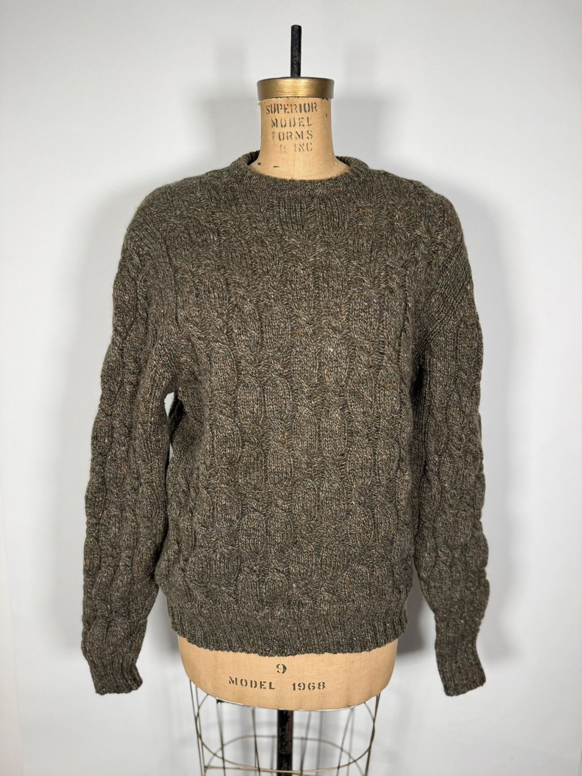 Chaps Ralph Lauren Vintage 80s Chaps Ralph Lauren Cable Knit Wool Sweater Size XL / US 12-14 / IT 48-50 - 1 Thumbnail