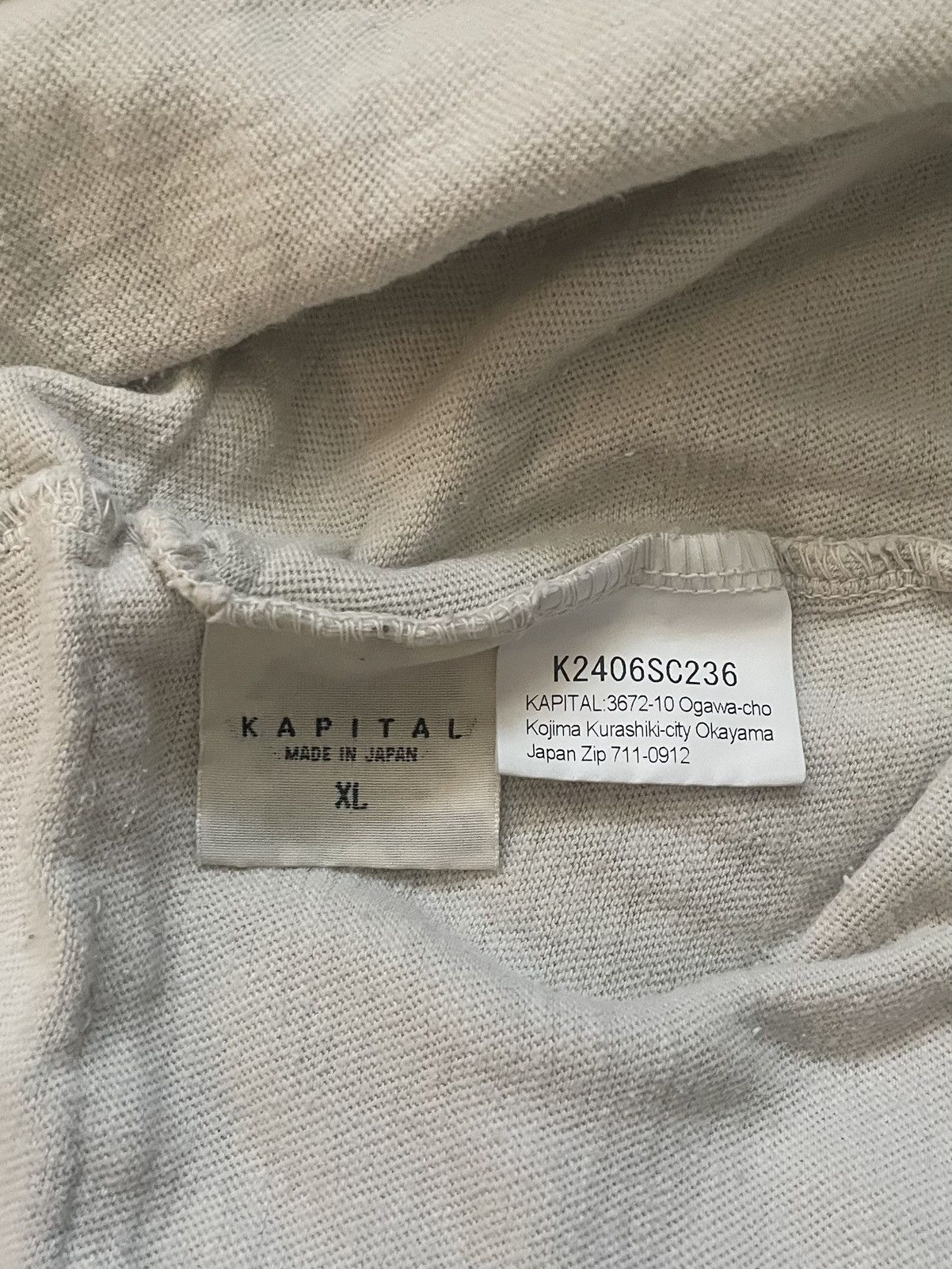 Kapital Kountry Kapital Working Class Hero Kountry Big Pocket Tee Size US XL / EU 56 / 4 - 6 Thumbnail