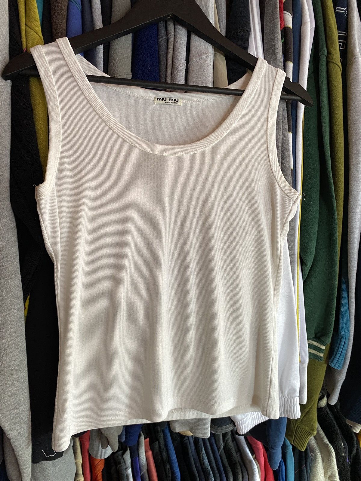 Miu Miu VINTAGE MIU MIU BASIC TANK TOP Size M / US 6-8 / IT 42-44 - 2 Thumbnail