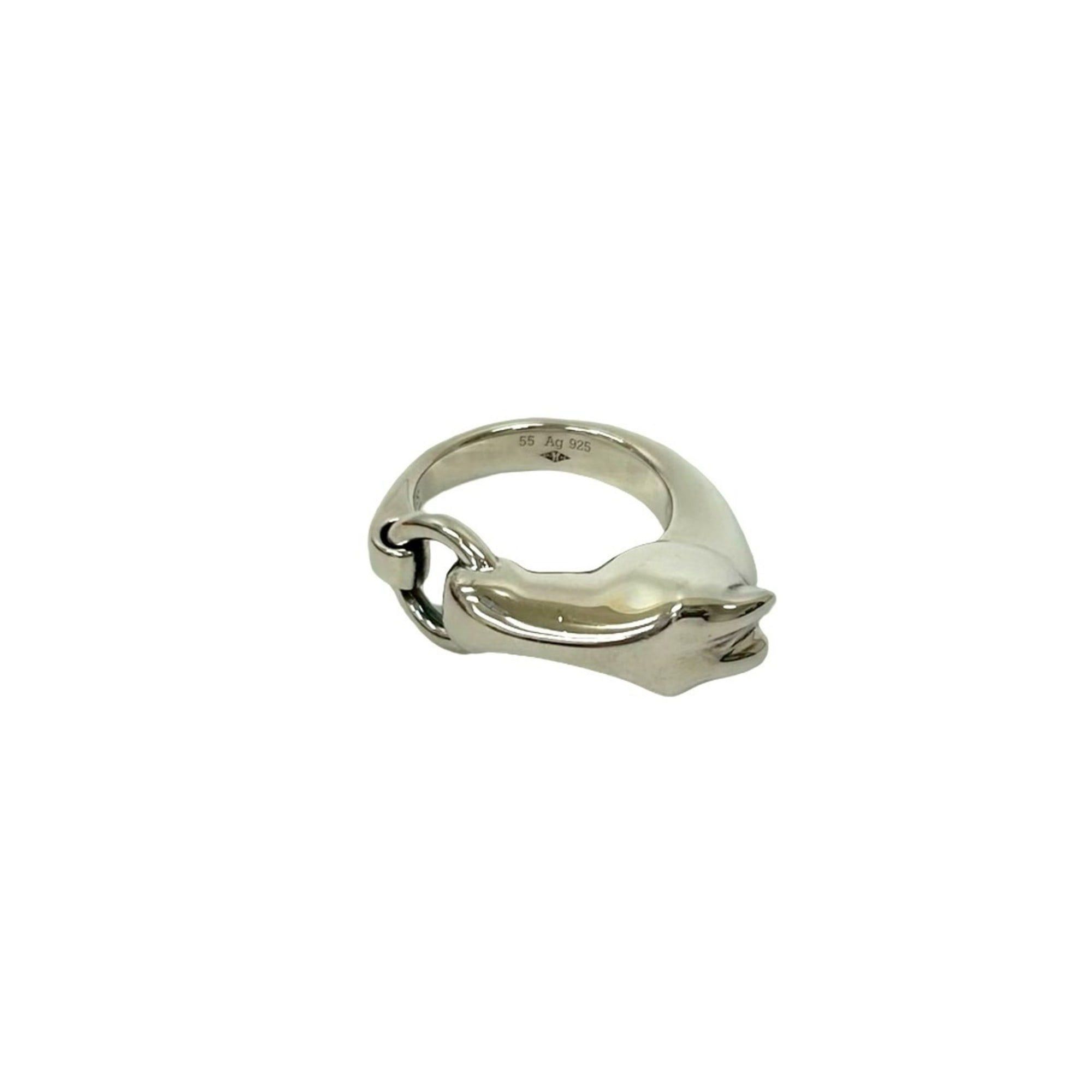 Hermes HERMES Galop Ring, Sterling Silver 925, Size 14, 70616 Size ONE SIZE - 1 Thumbnail