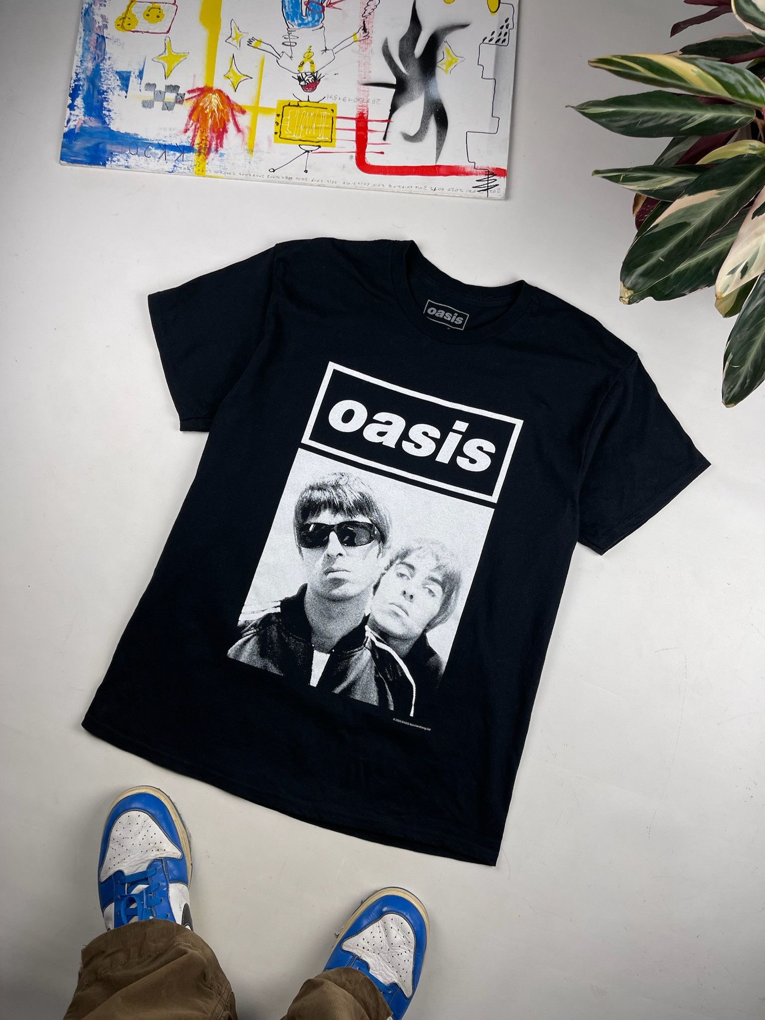 Band Tees Oasis Liam Gallagher Britpop Band Tee vintage style Size US M / EU 48-50 / 2 - 1 Thumbnail