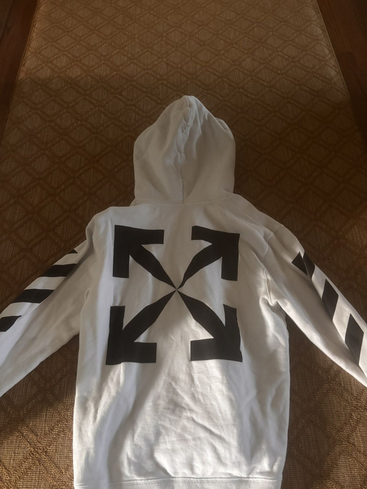 Off-White Off-White Diagonal Arrow Hoodie Size US L / EU 52-54 / 3 - 1 Thumbnail